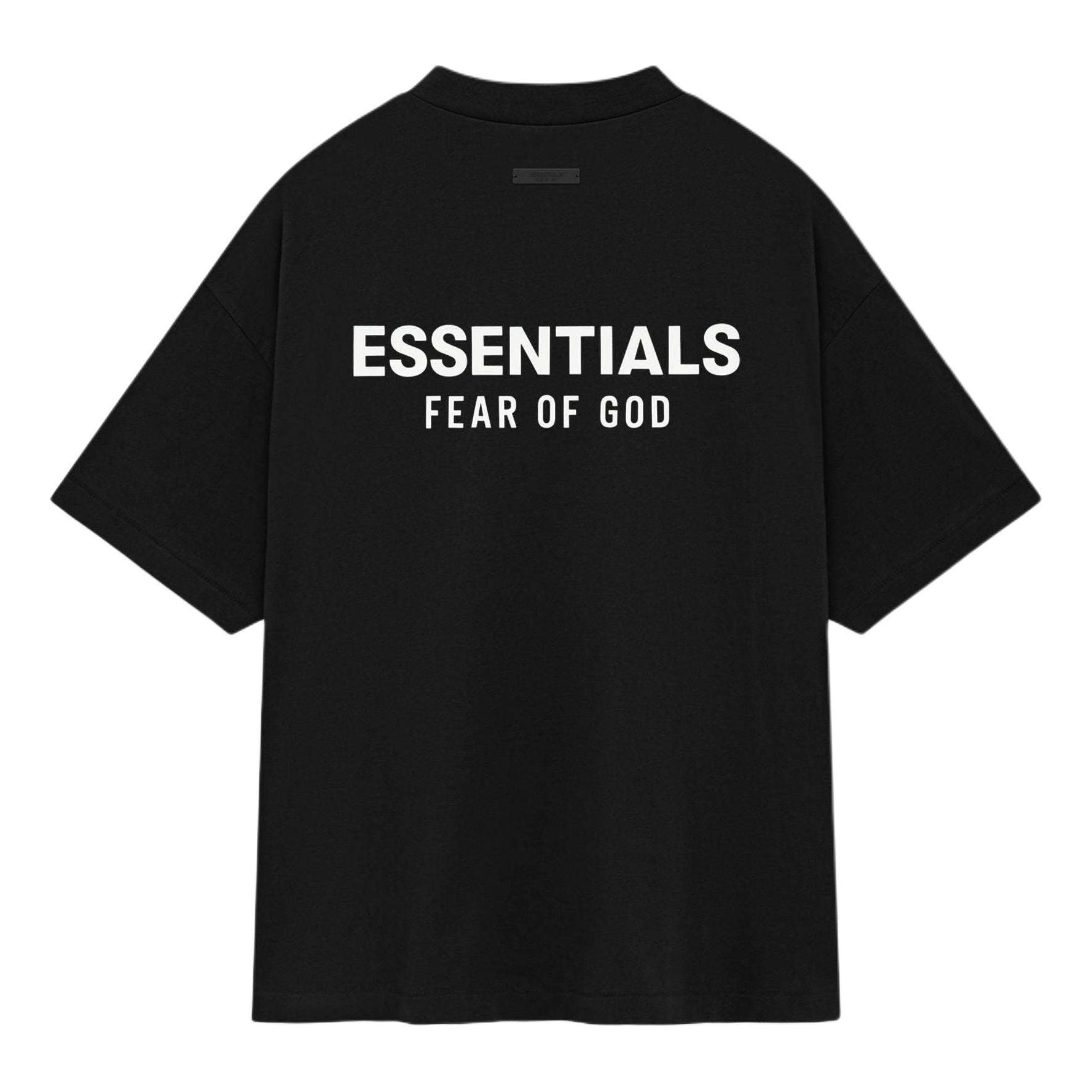 Fear of God Essentials Jersey Crewneck Tee 'Black' 125HO244360F - 2