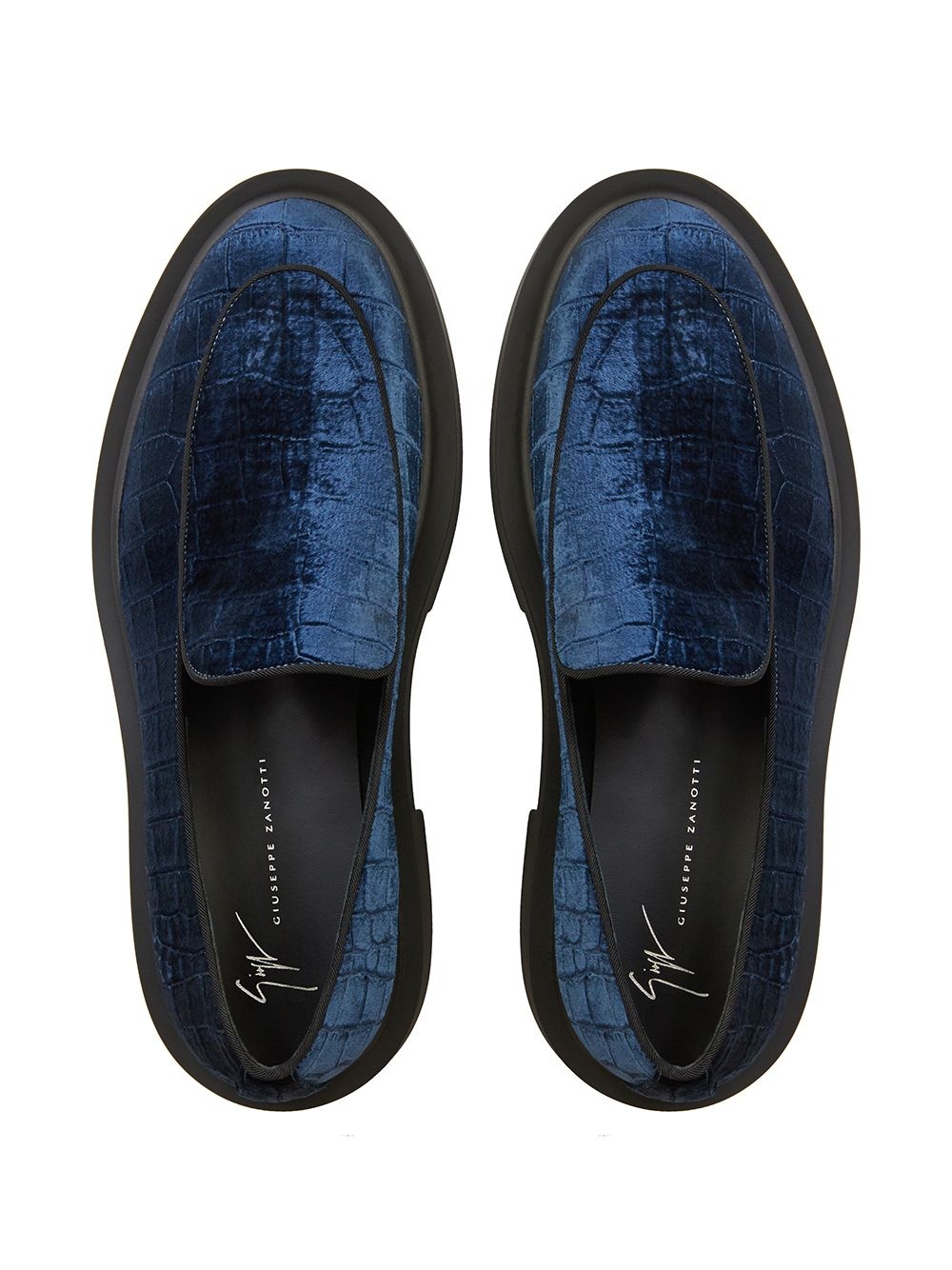 Achille velvet loafers - 4