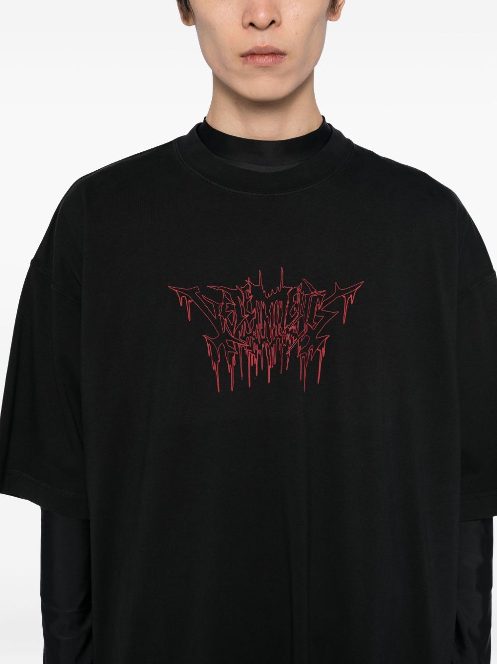 logo-printed T-shirt - 4
