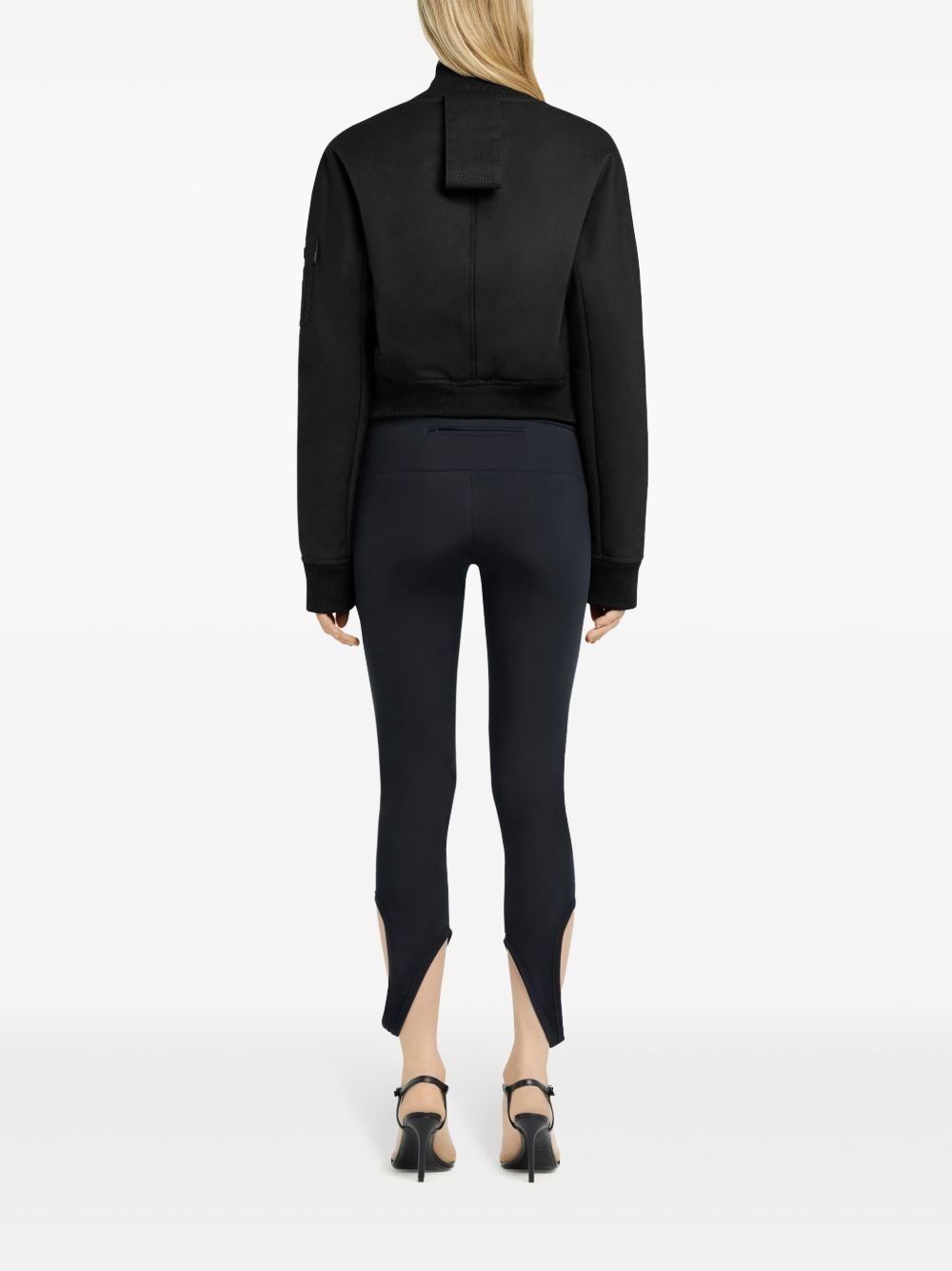 cropped bomber jacket - 3