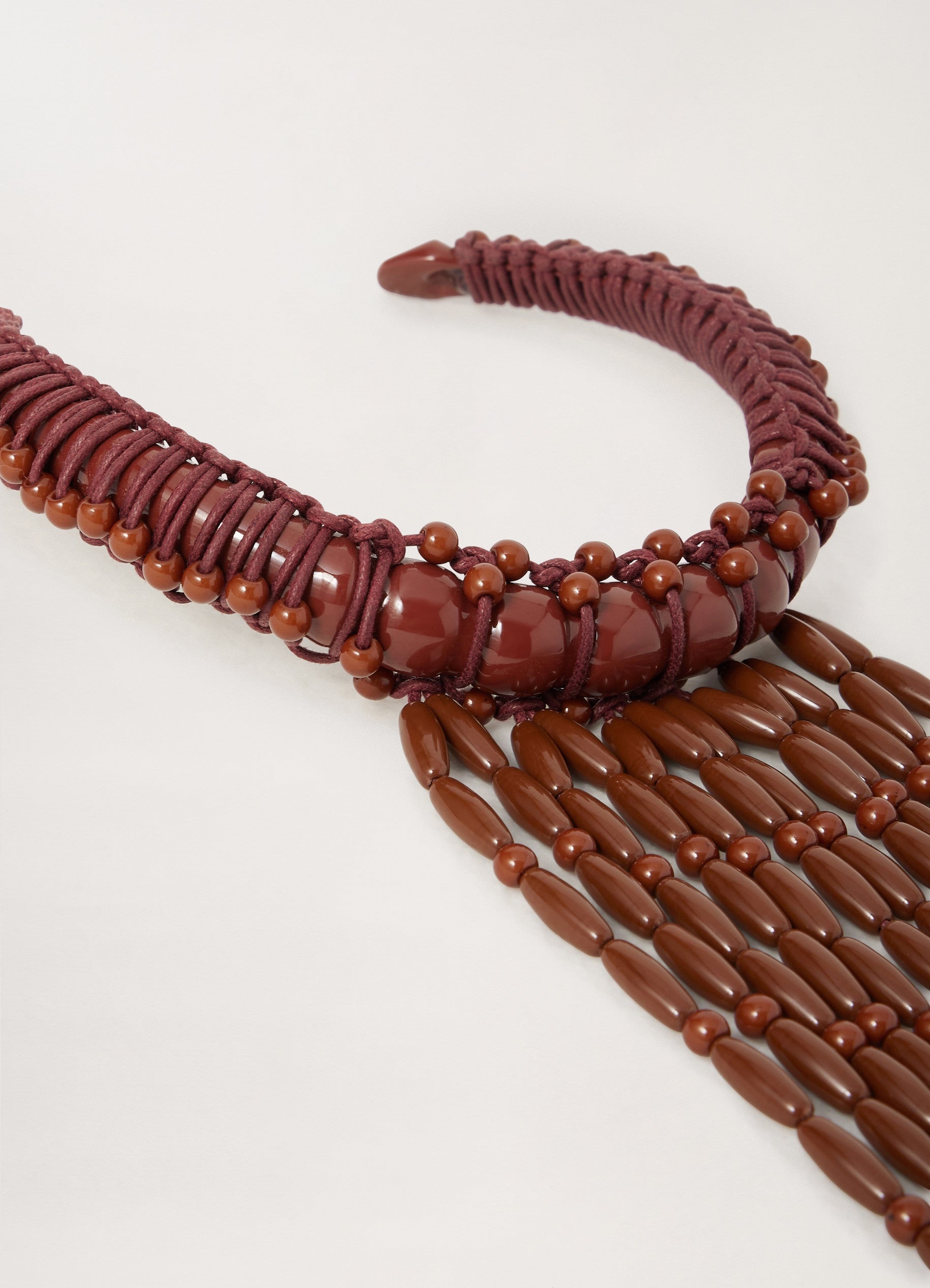 TIED UP PEARLS NECKLACE
BRASS - 3