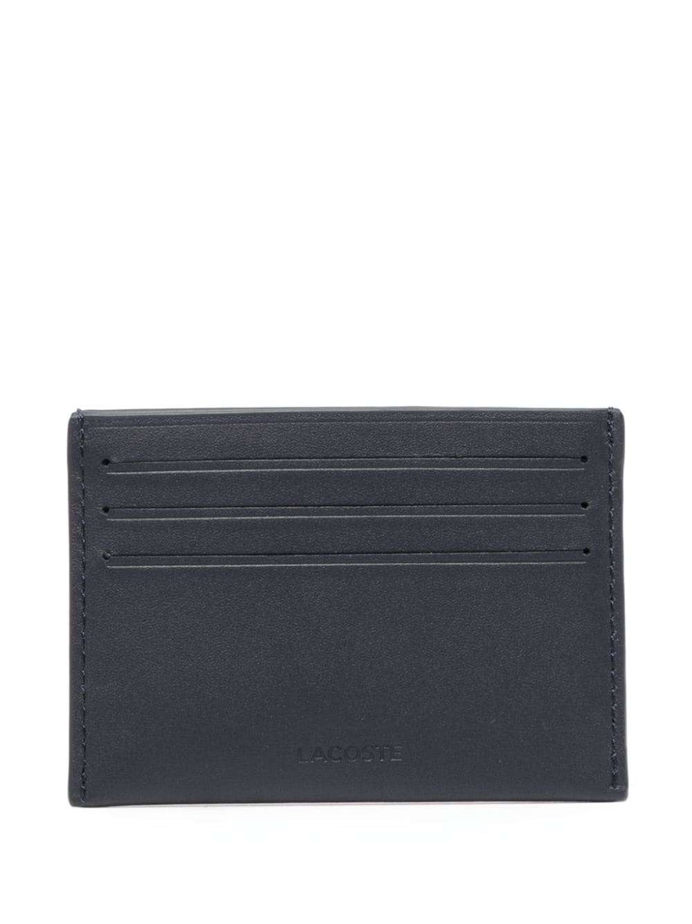 Fitzgerald logo-plaque leather cardholder - 2