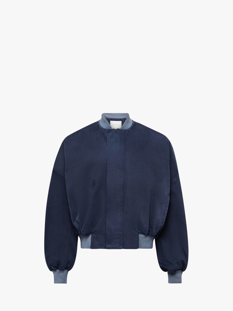 RELAXED COTTON BOMBER JACKET 1