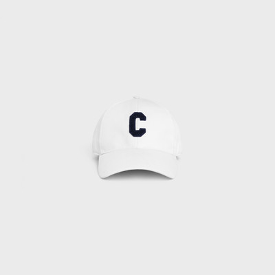 CELINE initial baseball cap in cotton outlook