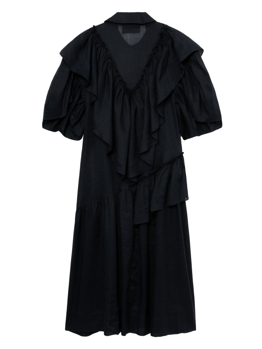 cotton-blend dress - 6