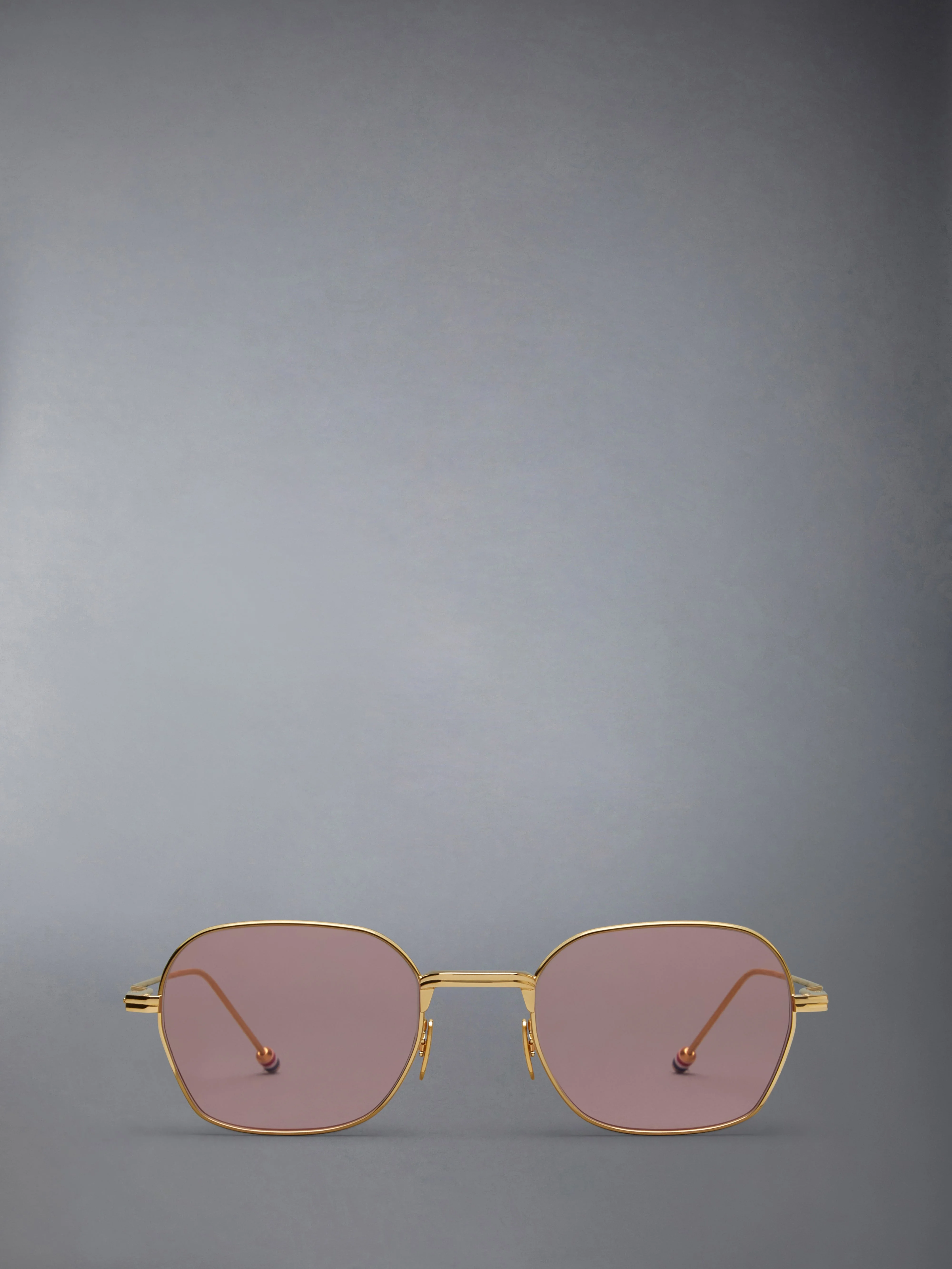 TITANIUM RECTANGULAR SUNGLASSES - 1