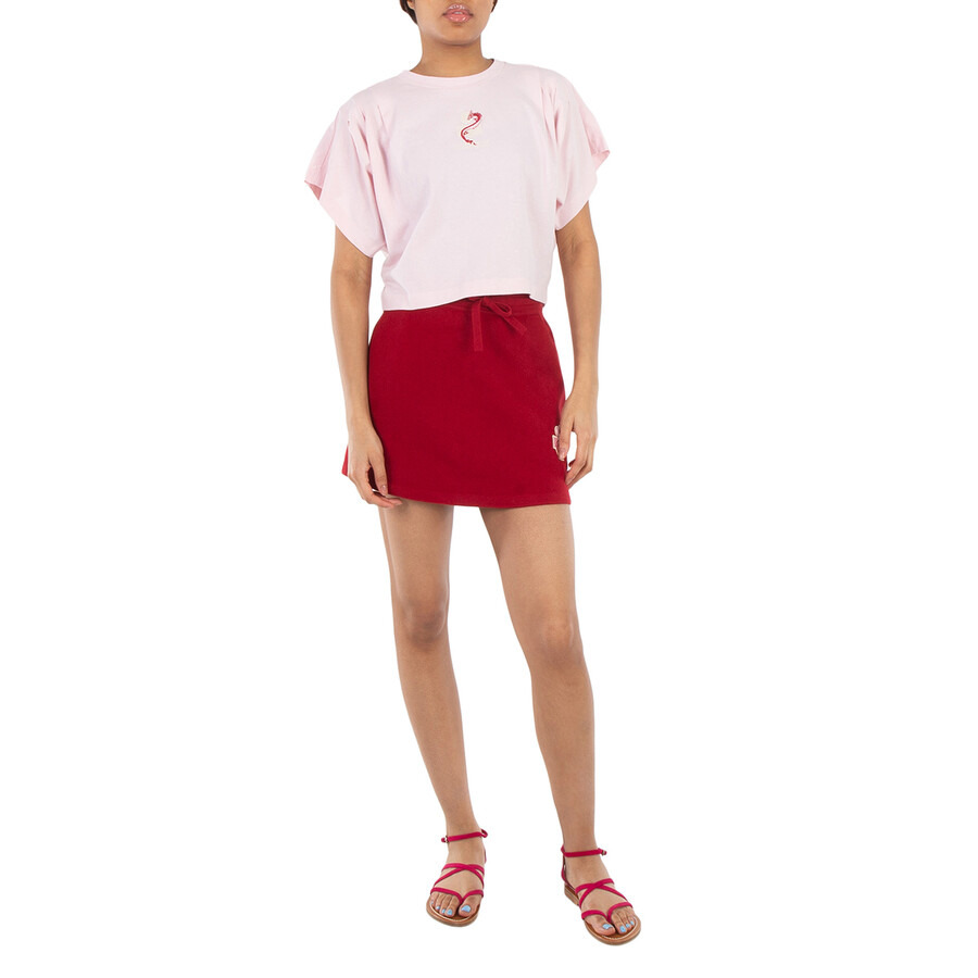 Isabel Marant Ladies Red Amelie Cotton Short Skirt - 4