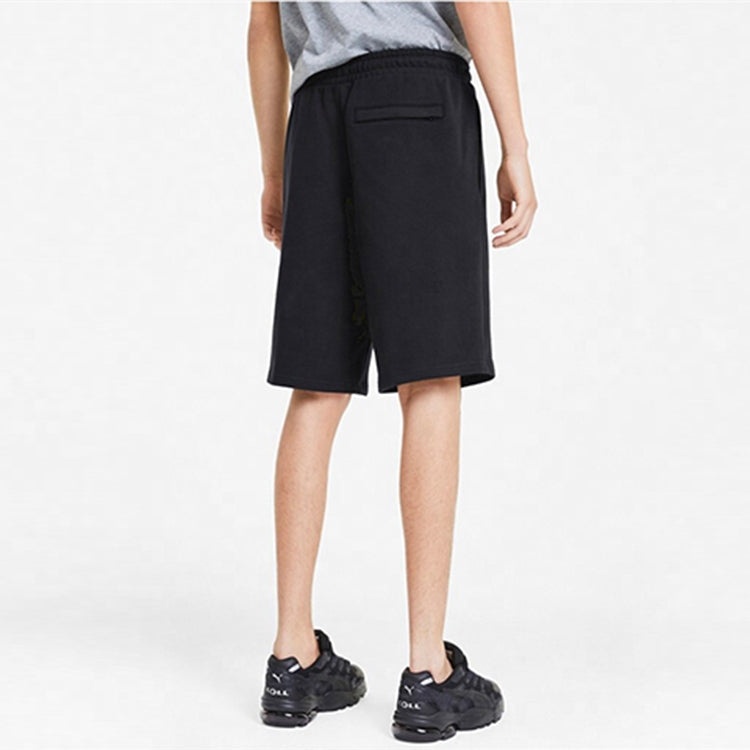 PUMA Classics Logo Shorts 'Black White' 597387-01 - 4