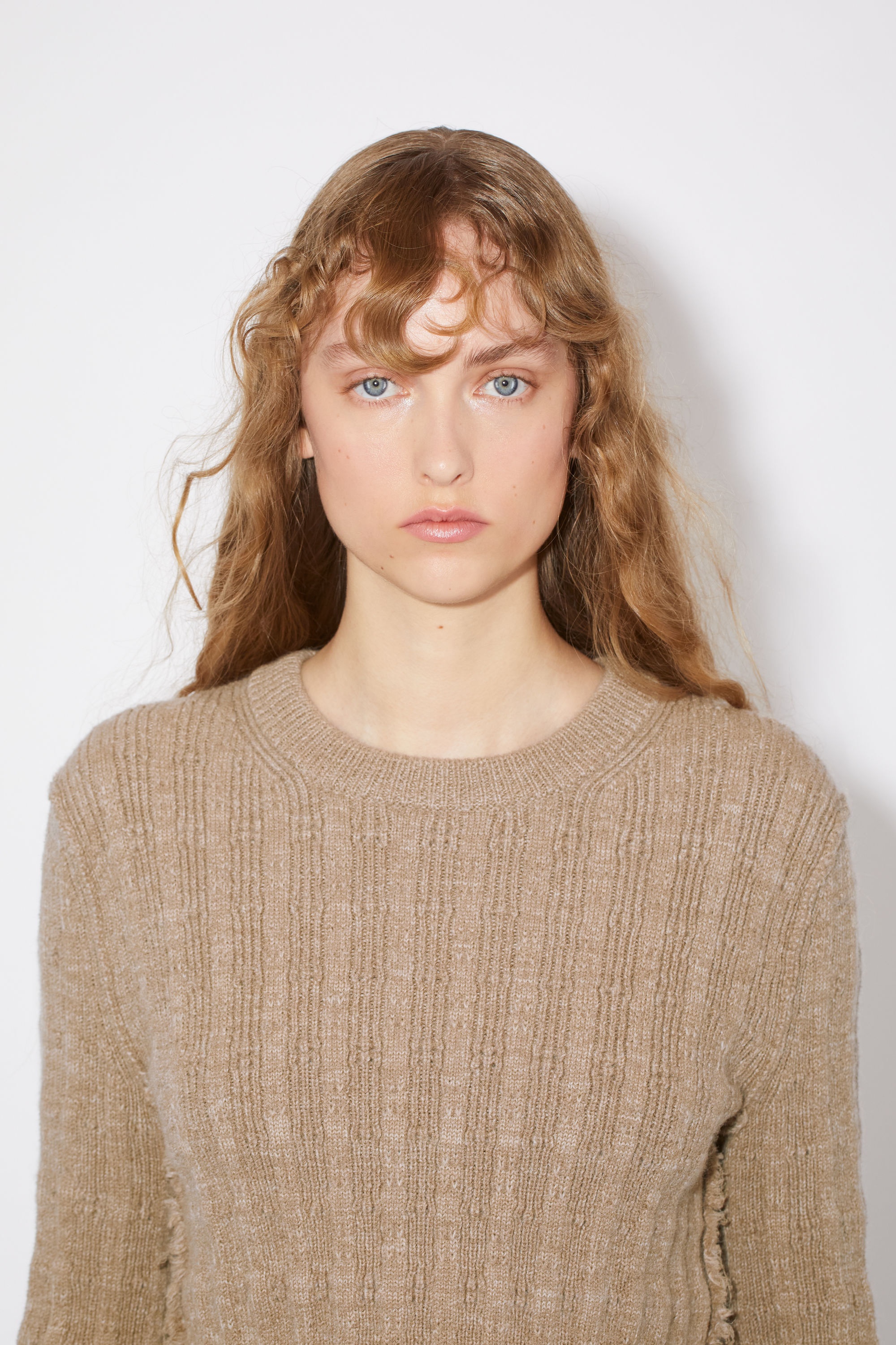 Wool blend jumper - Toffee brown - 5