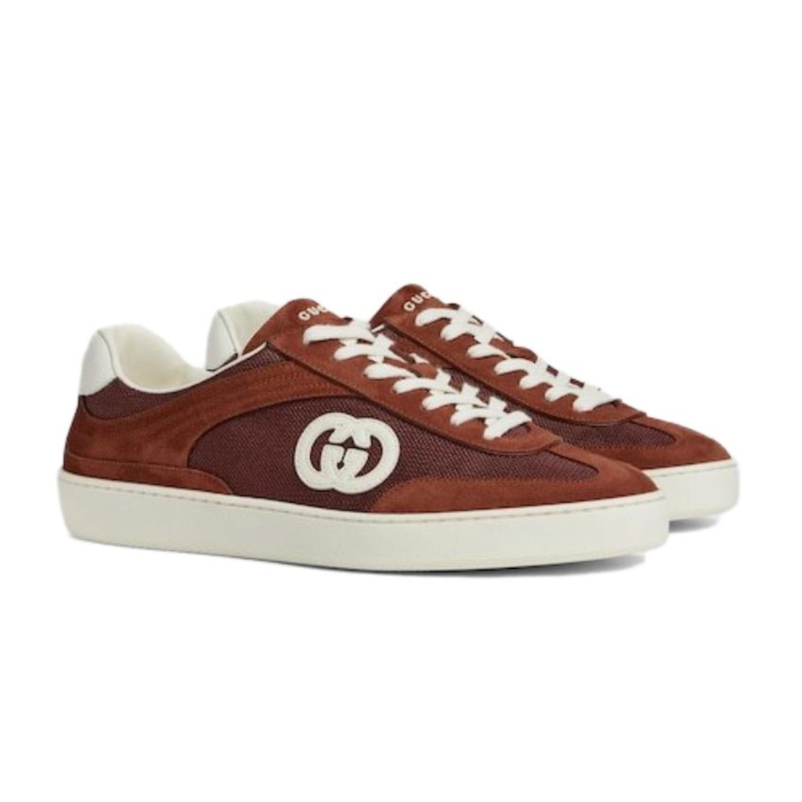 Gucci Interlocking Suede 'Red White' 791742-AADM0-6741 - 3