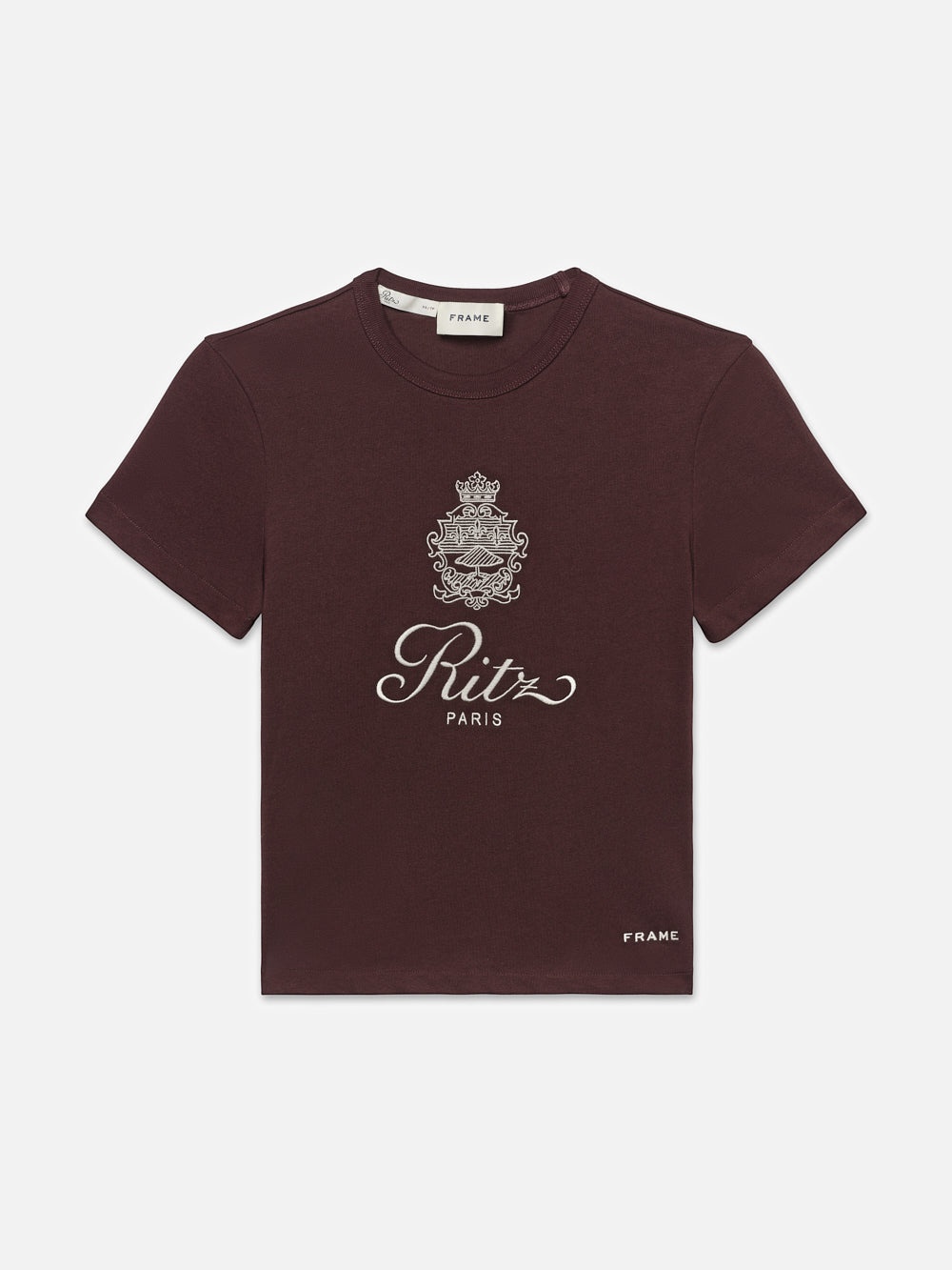 Ritz Women's Tee in Bordeaux - 1