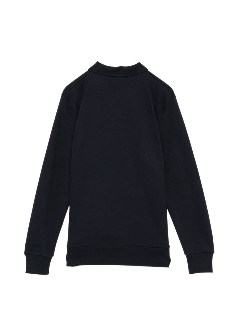 Fred Perry panel collared sweatshirt outlook