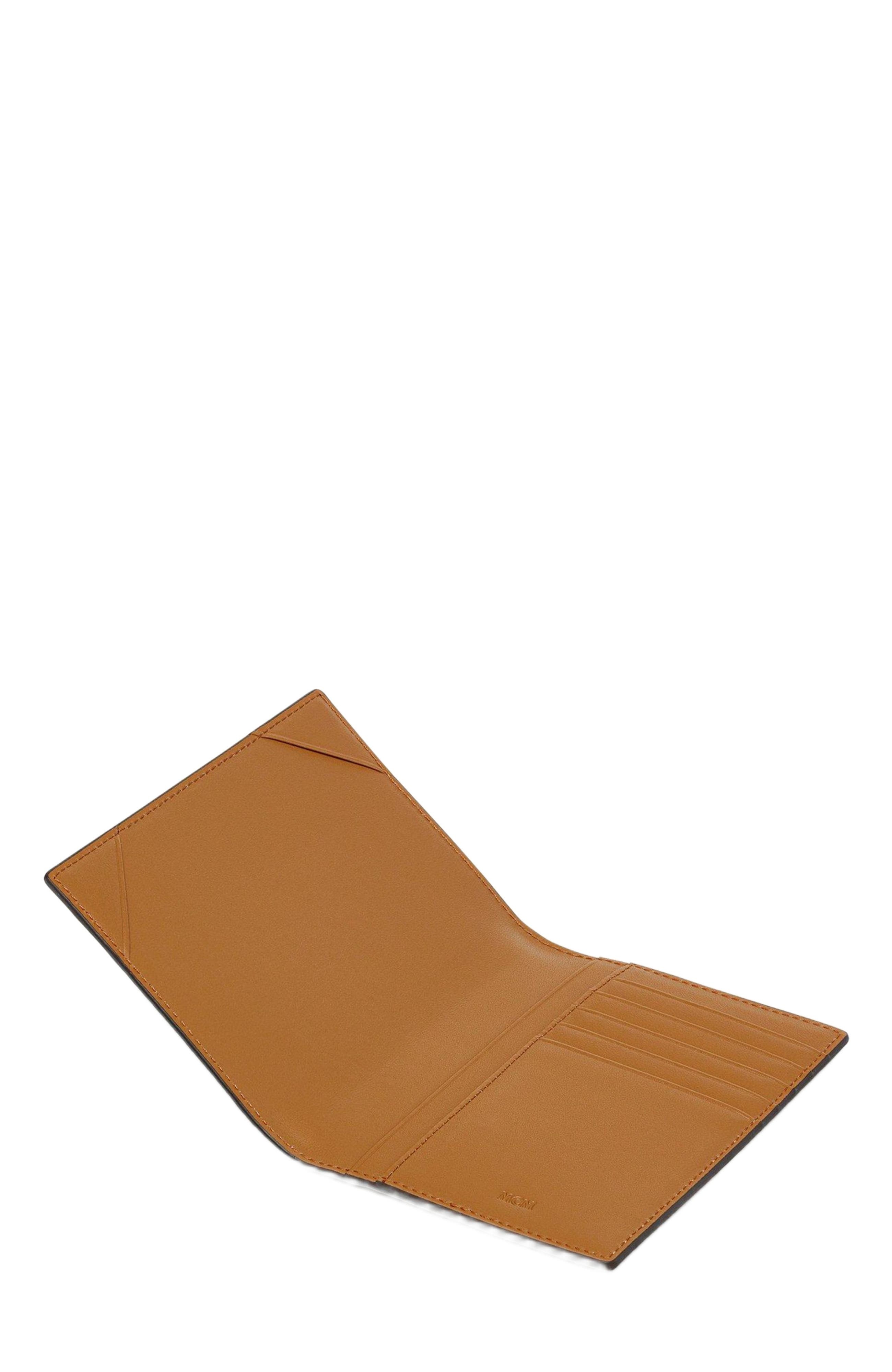 MCM Ottomar Passport Holder in Visetos in Cognac at Nordstrom - 2