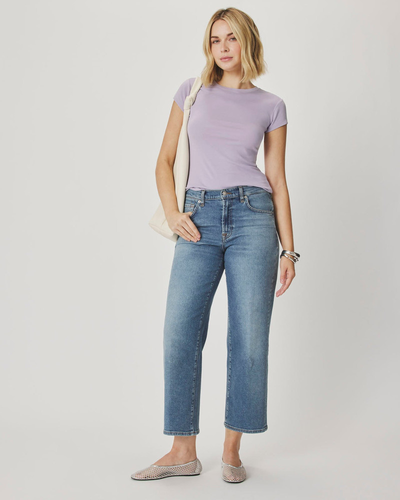 Splendid Josie Stretch Crewneck Tee outlook