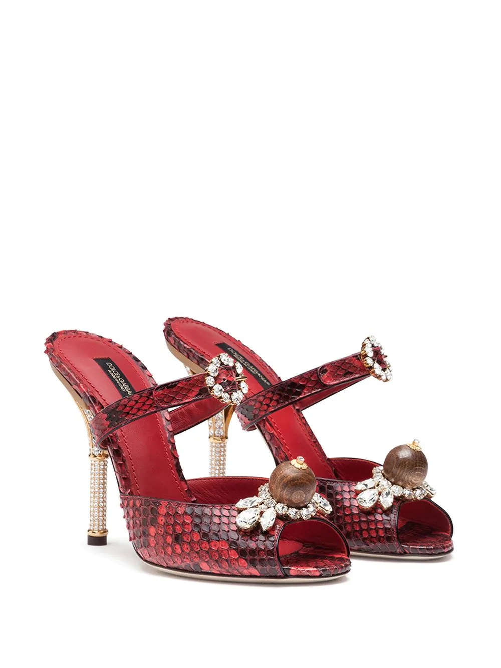 jewel-embellished sandals - 2