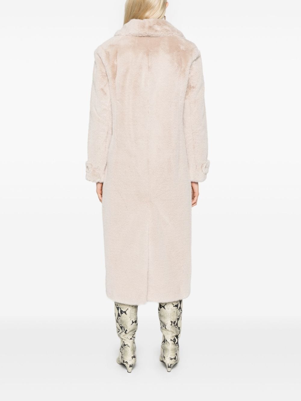 faux-fur coat - 8