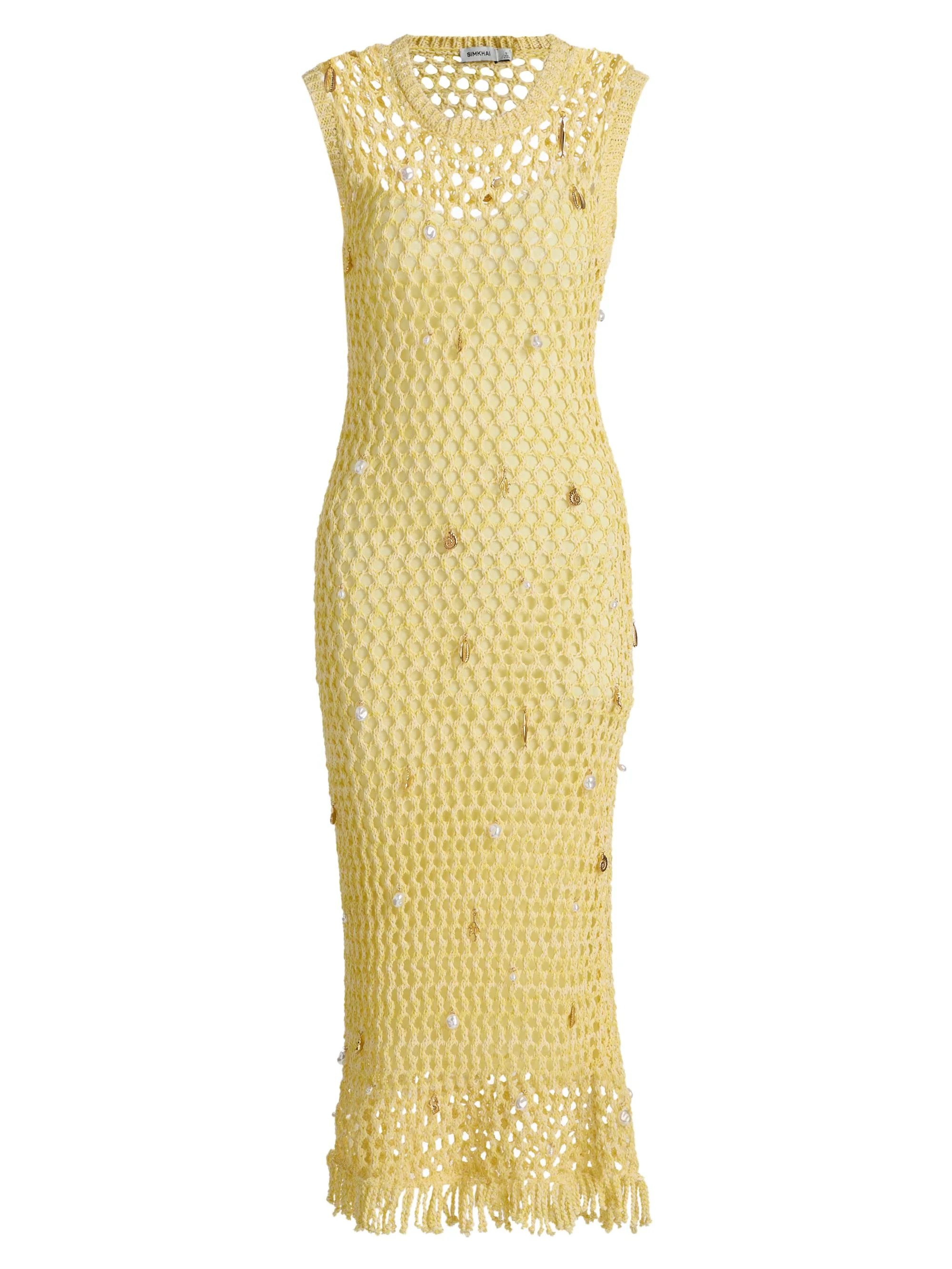 Women's Coralia Charmed Knit Midi-Dress - Buttercream Multi - 1