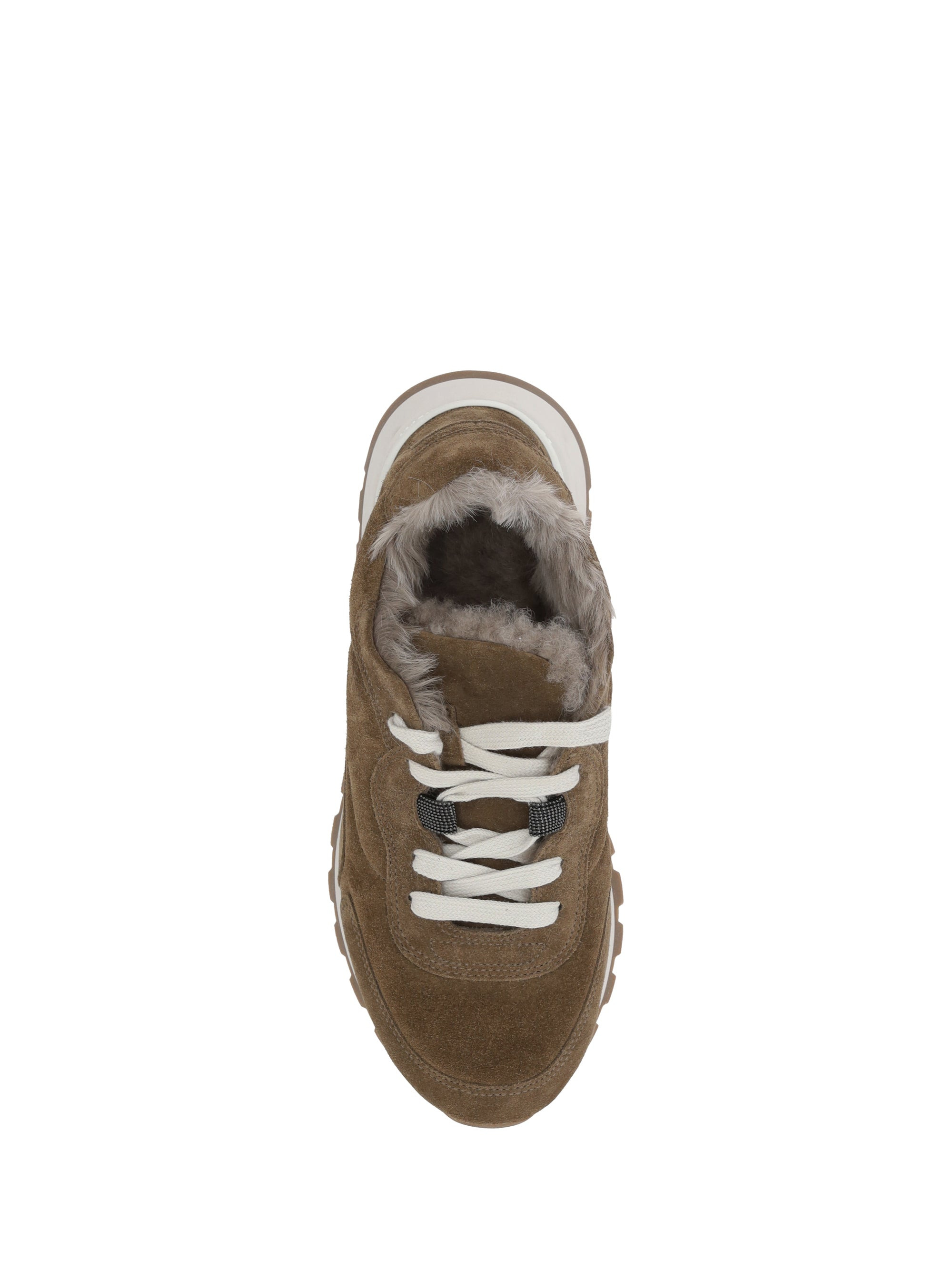 Brunello Cucinelli Women Leather Sneakers - 4