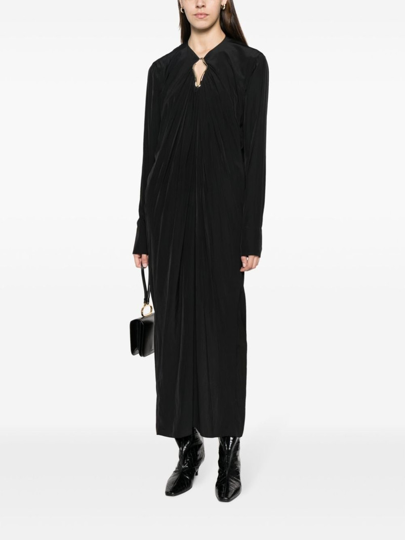 Lanvin draped midi dress outlook