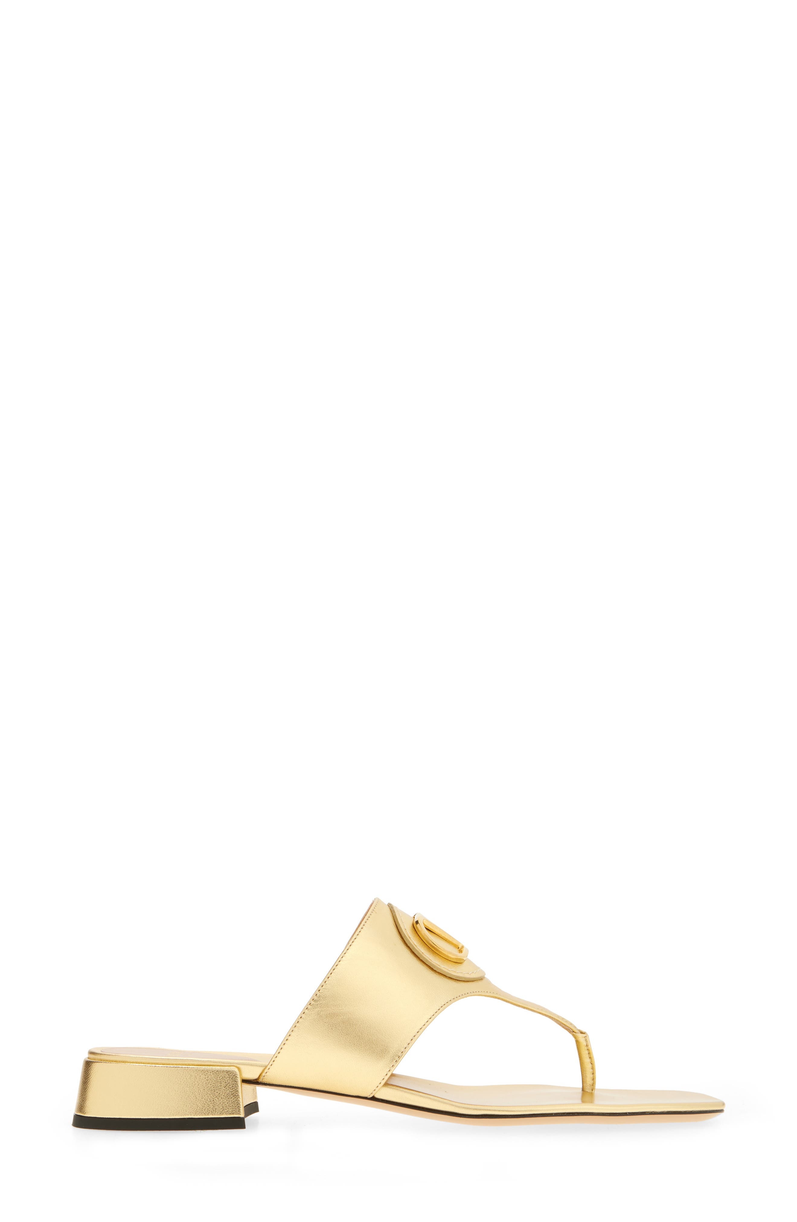 Valentino Garavani VLOGO Sandal in Antique Brass at Nordstrom - 3
