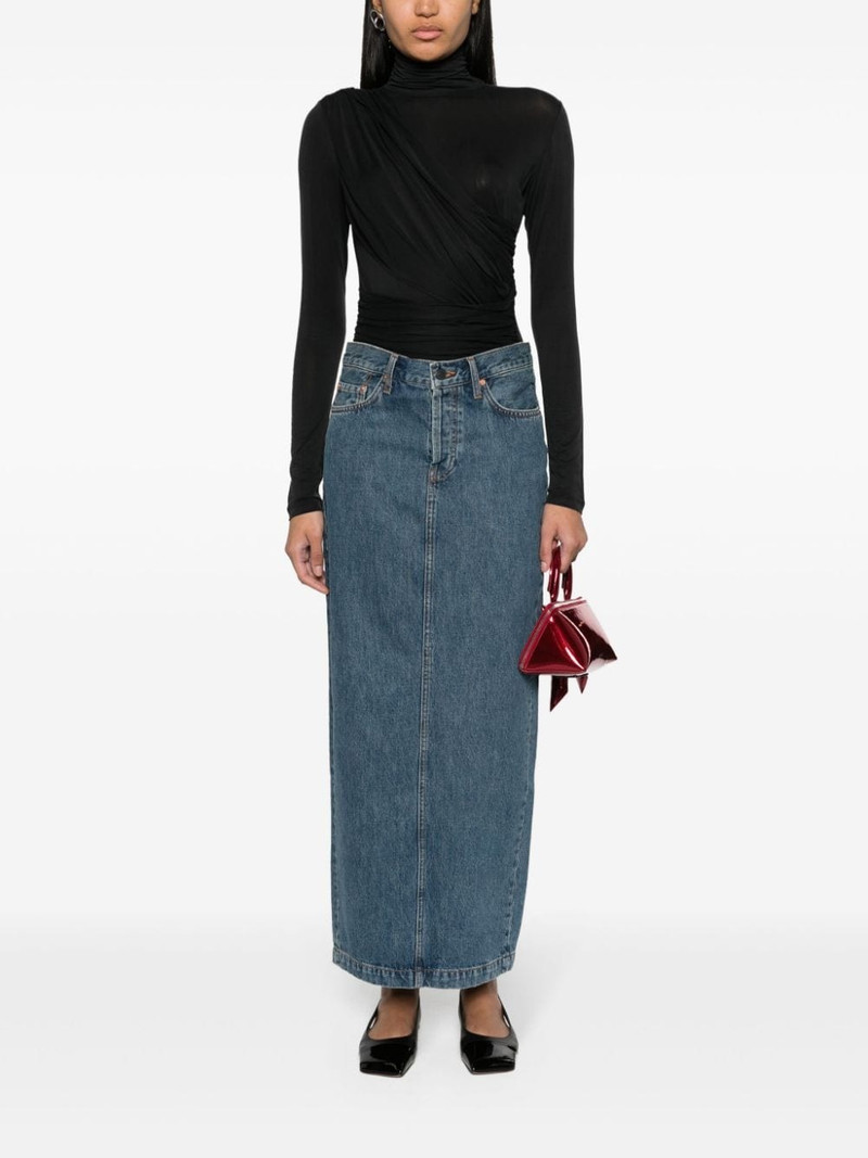 GAUGE81 Patra drape-panel ruched bodysuit outlook