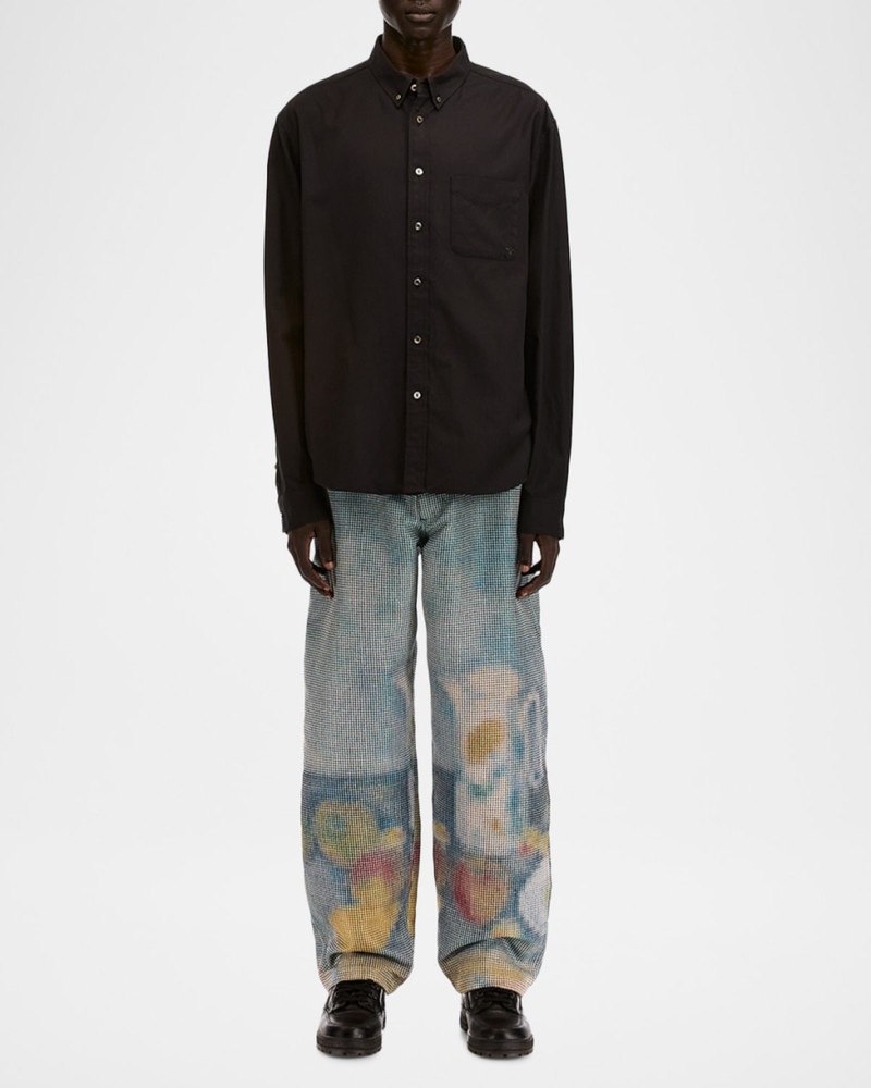 vowels Men's Baggy-Fit Work Pants outlook