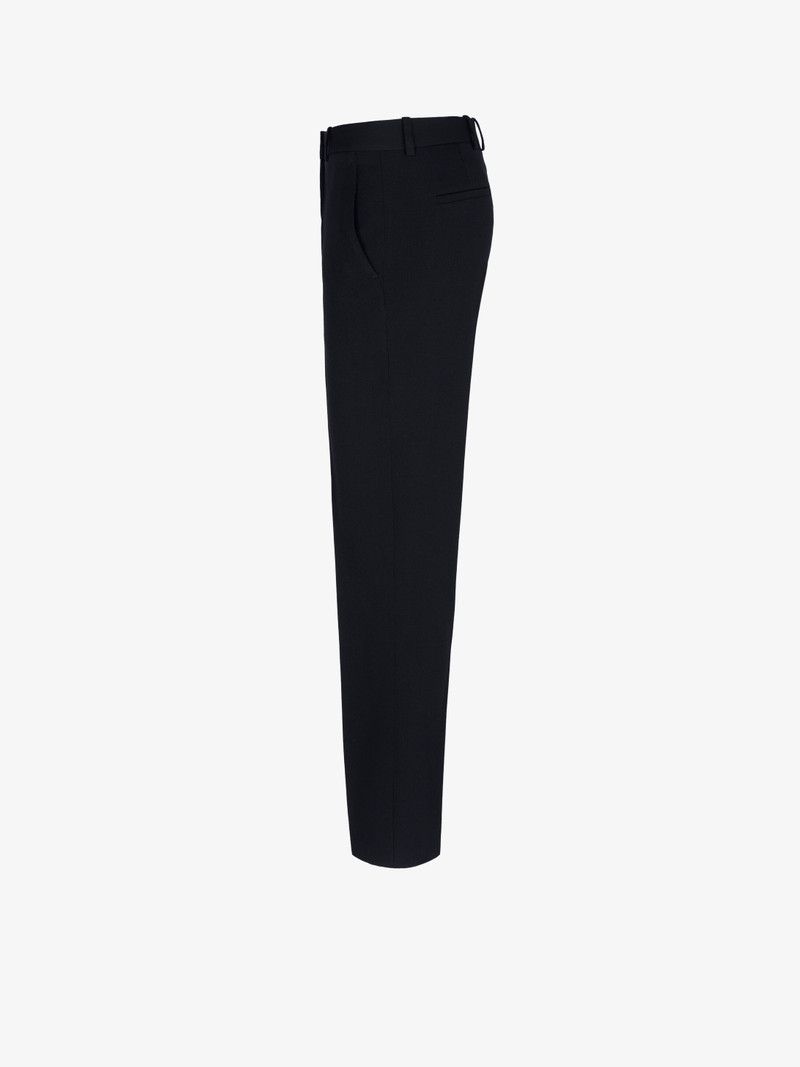 Cigarette trousers in grain de poudre 3