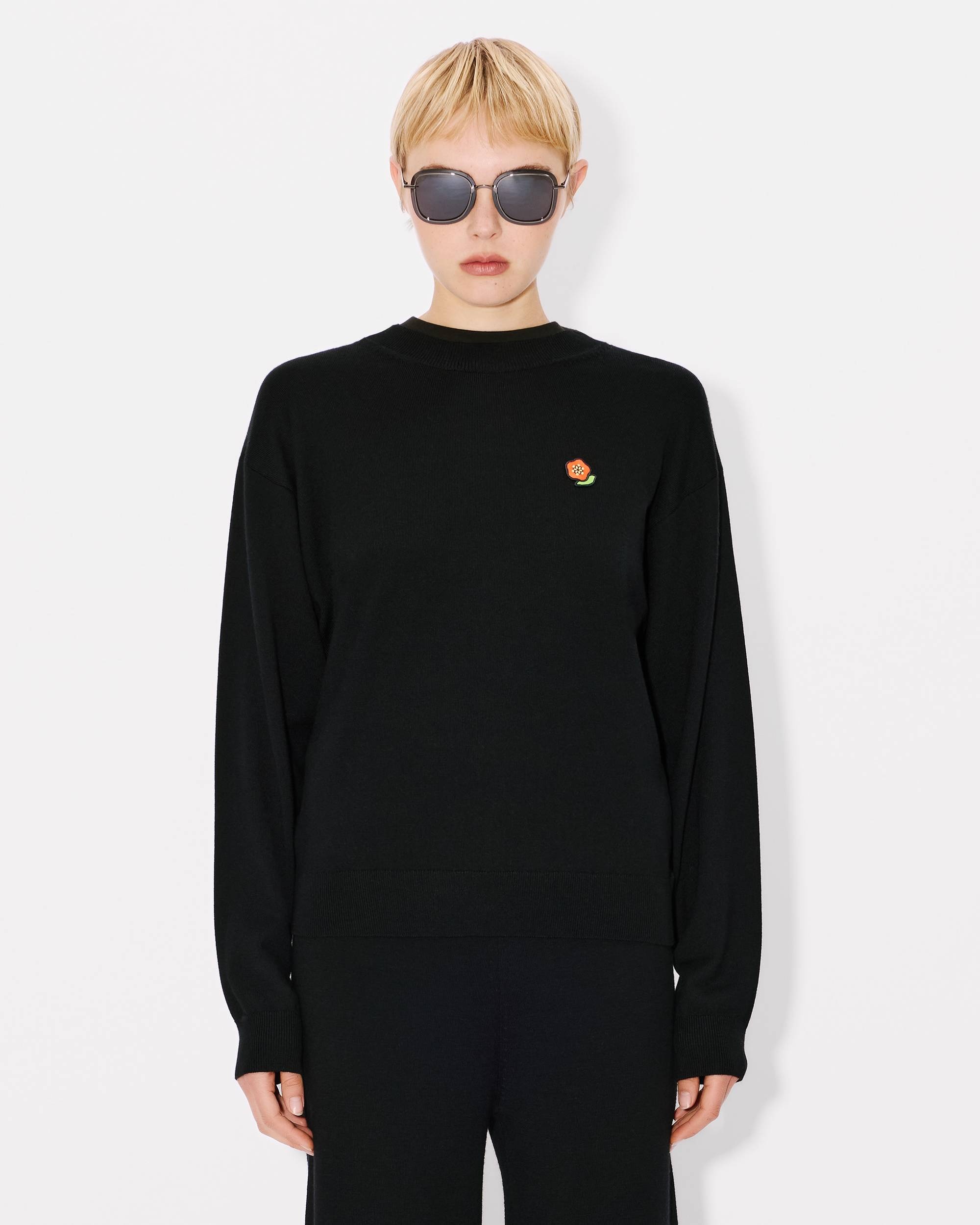 'KENZO Pop' embroidered jumper in merino wool - 3