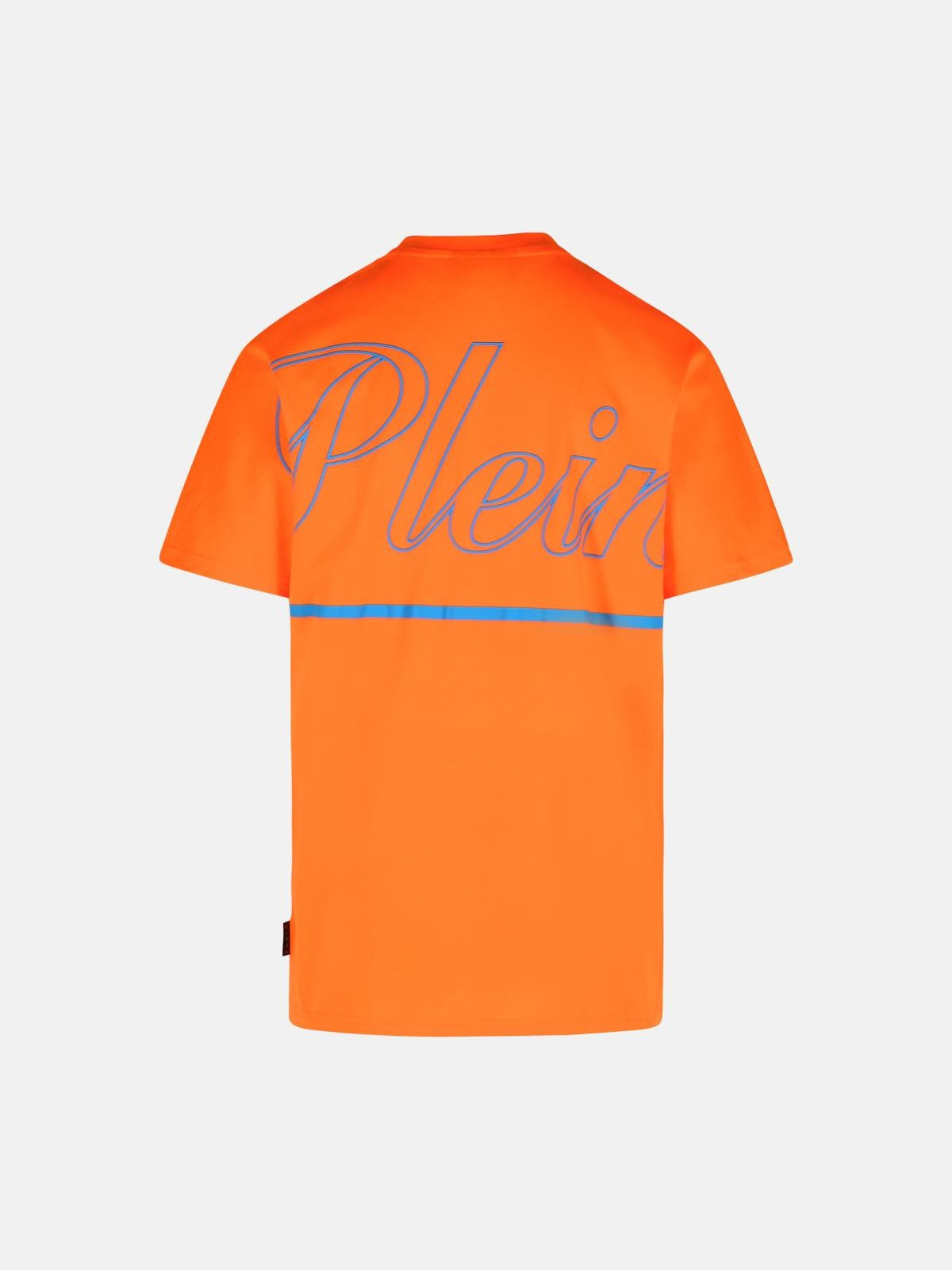ORANGE COTTON T-SHIRT - 3