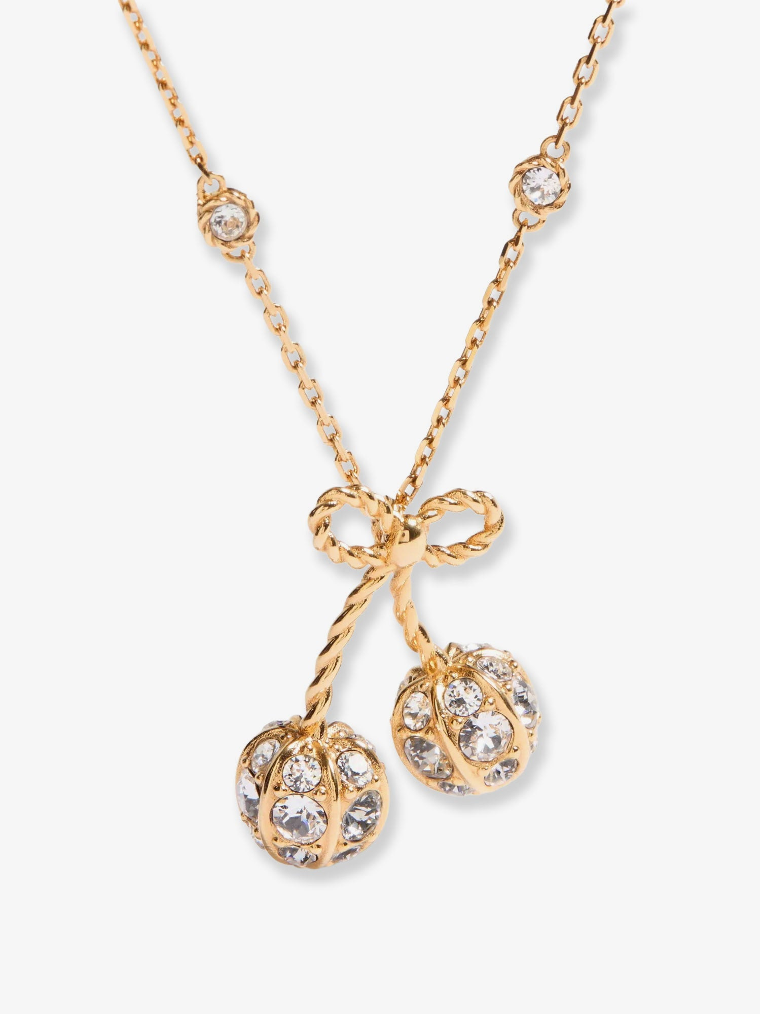Valentino Garavani Cherrifyc Metal Necklace With Swarovski Crystals - 2