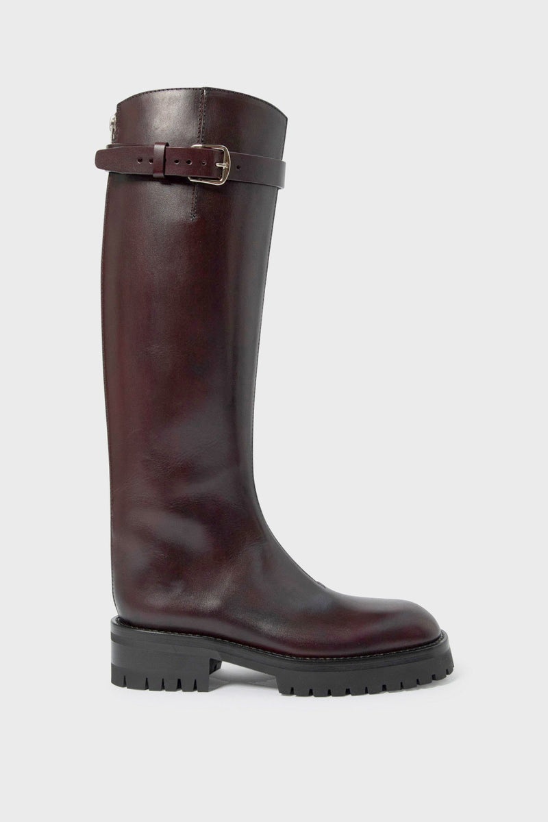 Nes Riding Boots Aubergine - 2