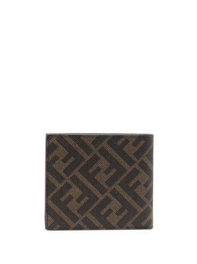 FENDI monogram-pattern leather wallet outlook
