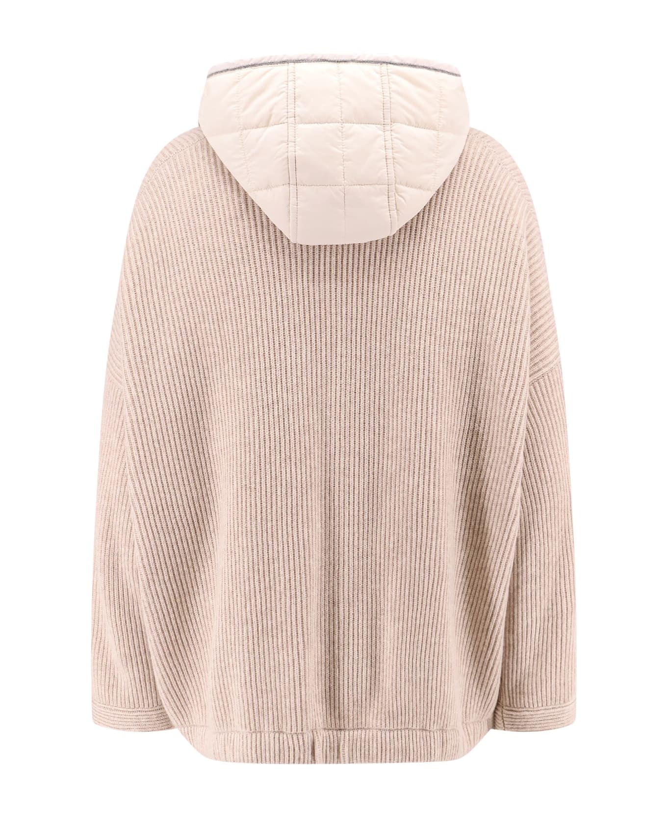 ジャケット BRUNELLO CUCINELLI Women Jackets M12705006 C9613 Beige Layered Jacket BRUNELLO CUCINELLI M12705006 C9613 - Ancote