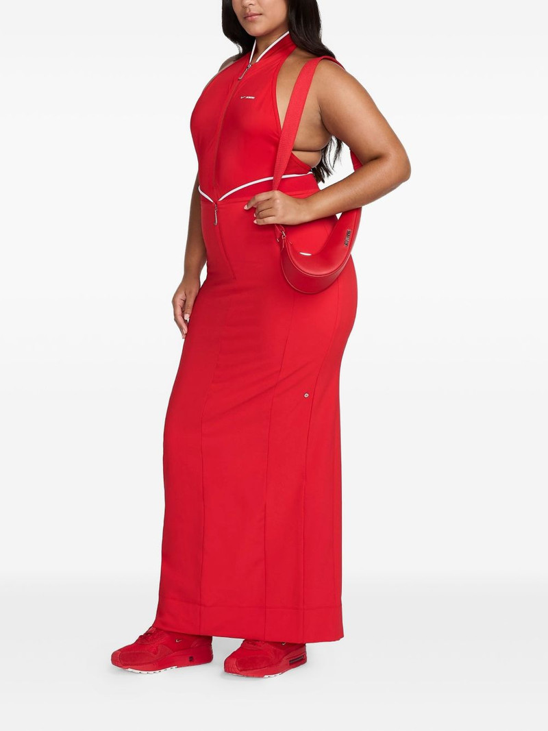 Nike zip-front panelled maxi skirt outlook