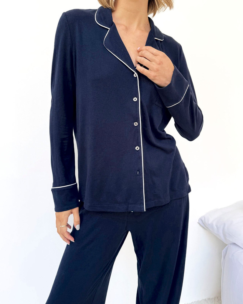 Splendid Navy Flora Pillowsoft Sleep Set outlook