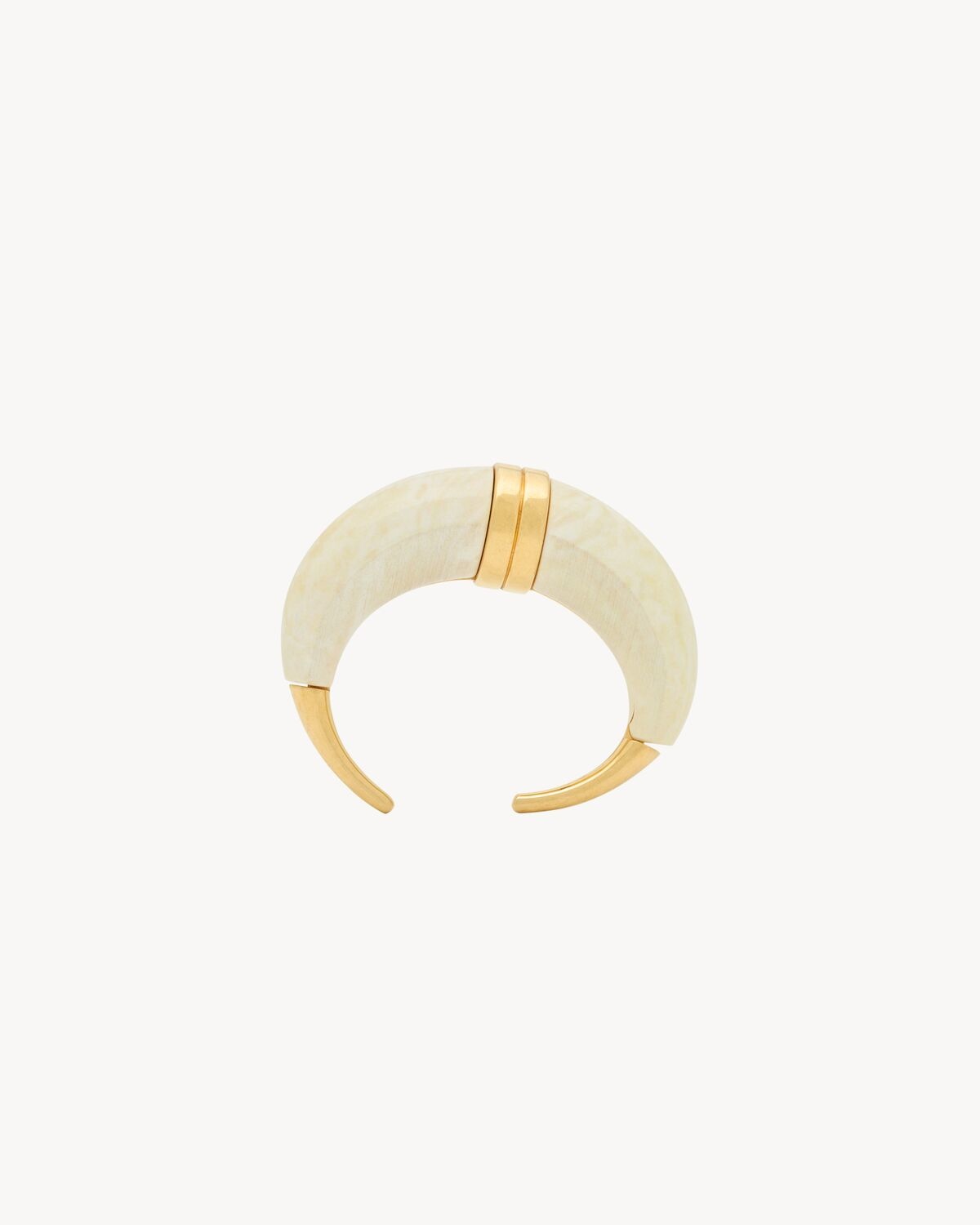 HORN CUFF IN RESIN AND METAL - 2