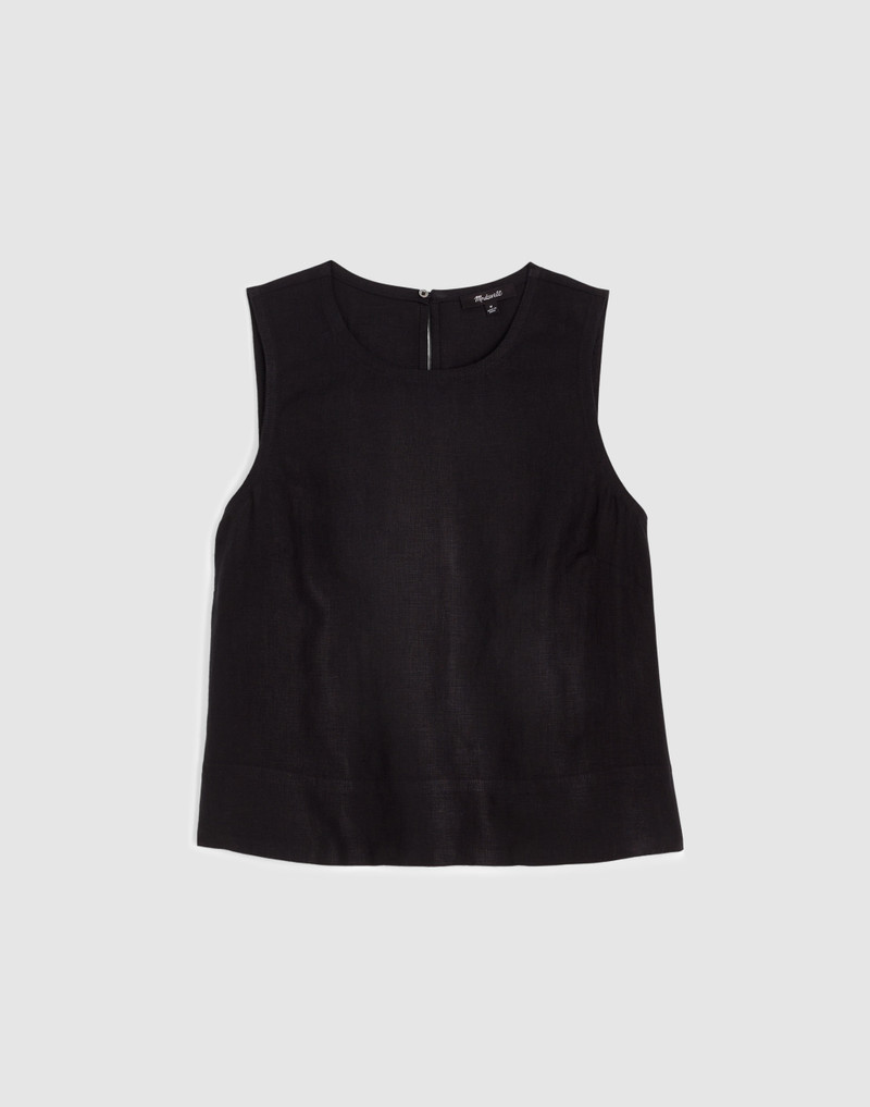 Shell Top in 100% Linen 1