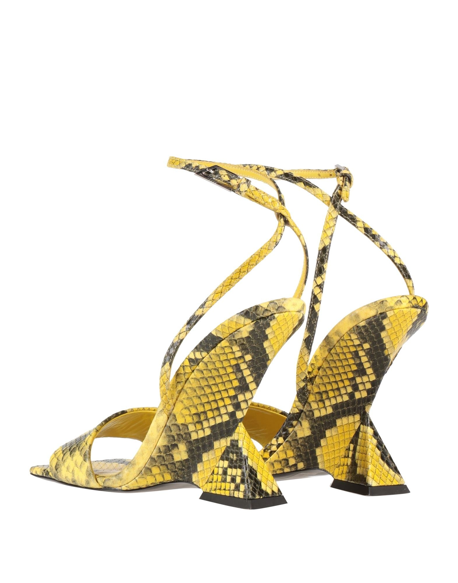 Yellow Women's Sandals - 3