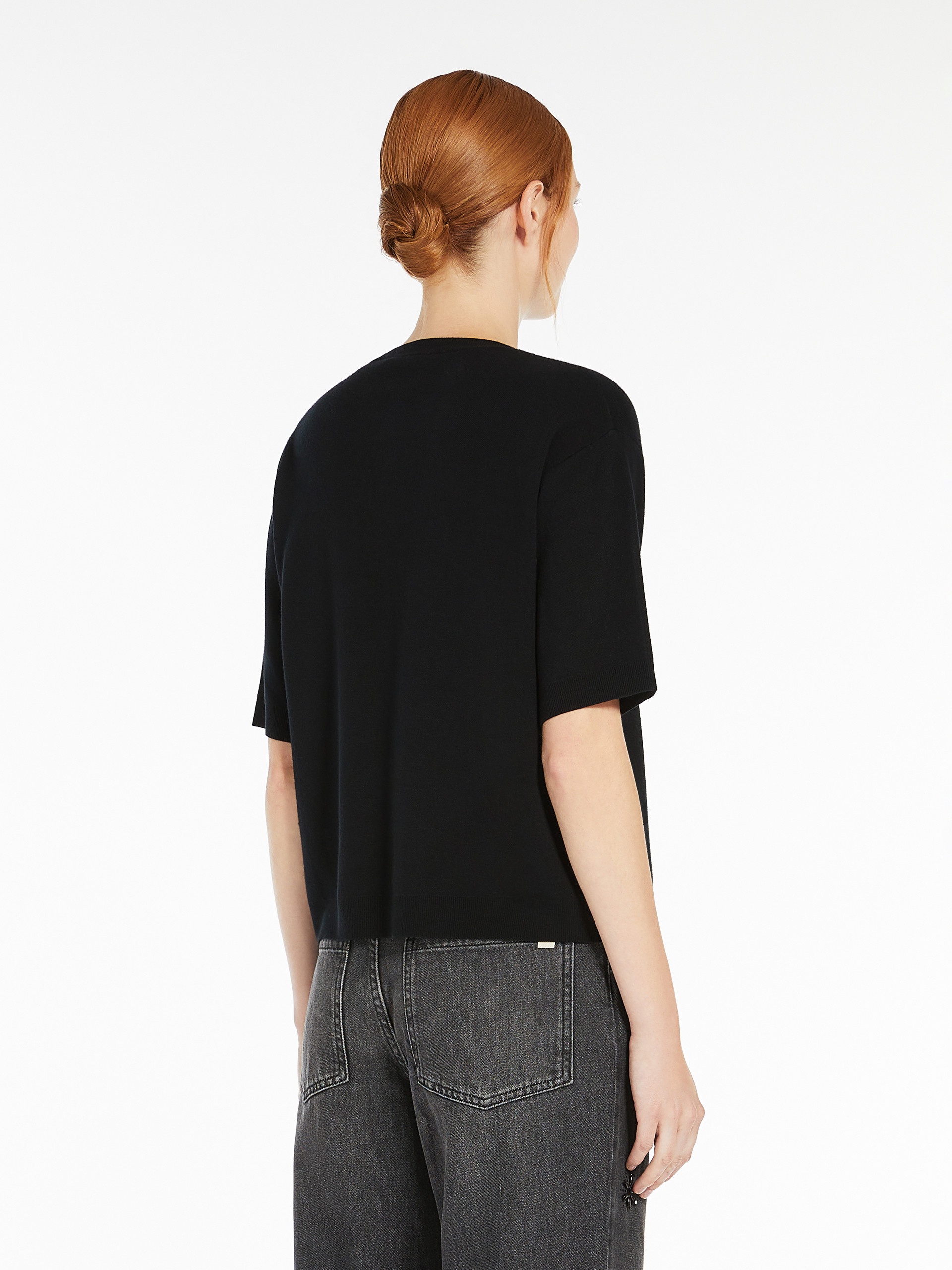 ZUFOLO Jacquard viscose knit T-shirt - 4
