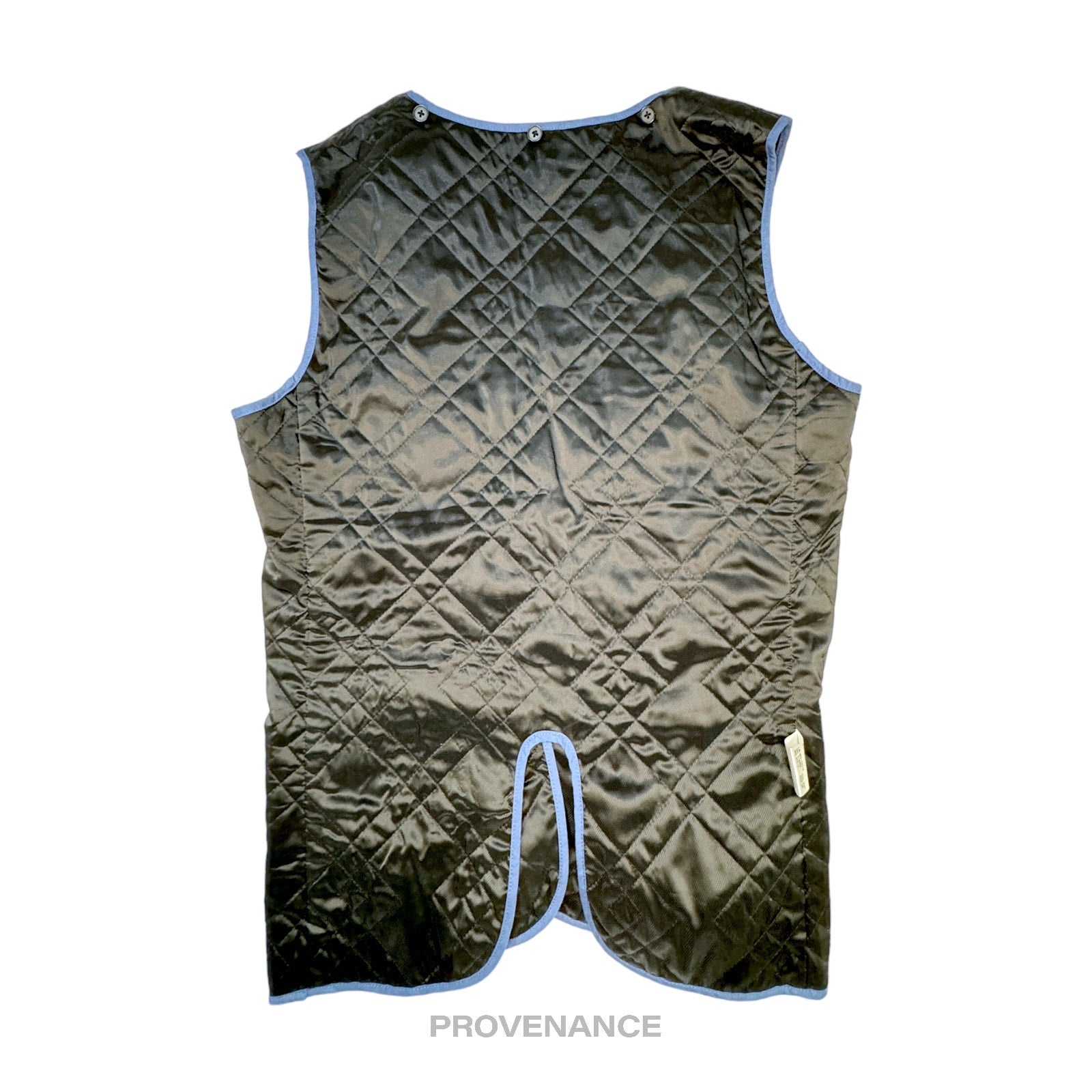 Lanvin en Bleu - Lanvin En Bleu Quilted Liner Vest - Black/Blue - 2