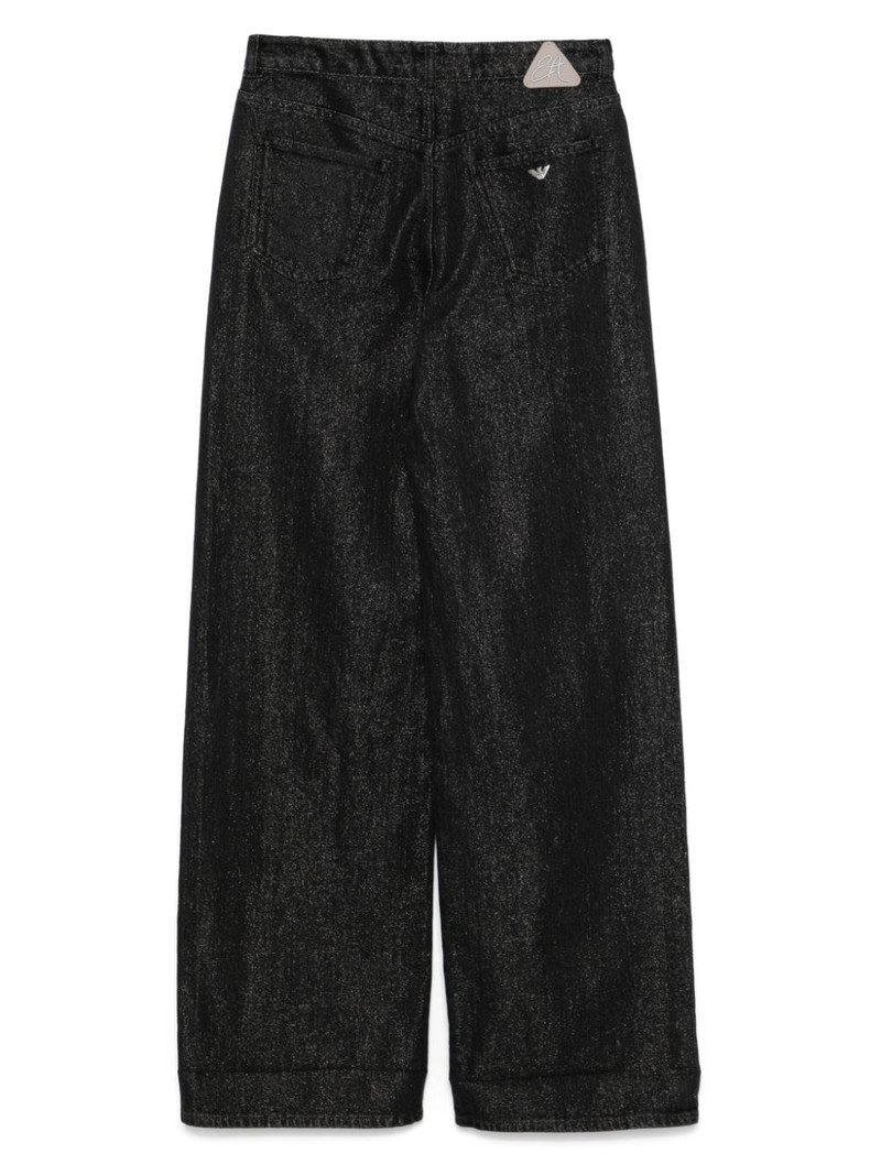 EMPORIO ARMANI wide-leg jeans outlook