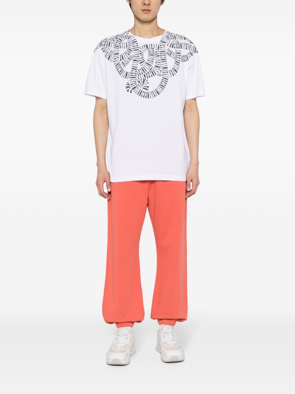 Snake Wings-print cotton T-shirt - 2