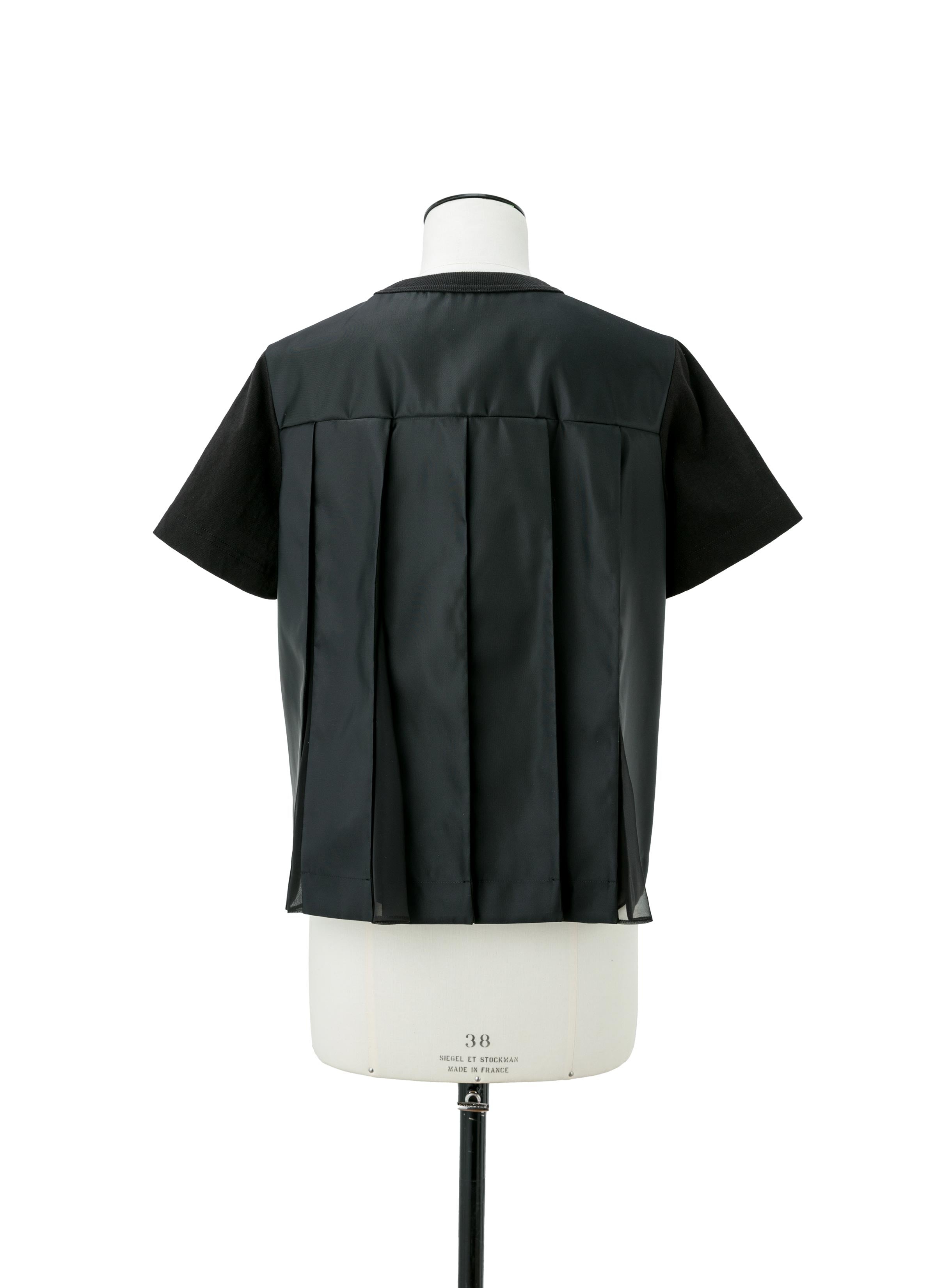 Nylon Twill x Cotton Jersey T-Shirt - 3