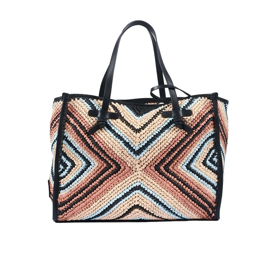 Gianni Chiarini Leather And Fabric Bag - 1