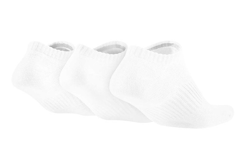 Nike Nike Sports 3 Pairs Breathable Shallow Sports Socks Couple Style 3 Pairs White SX4705-101 outlook