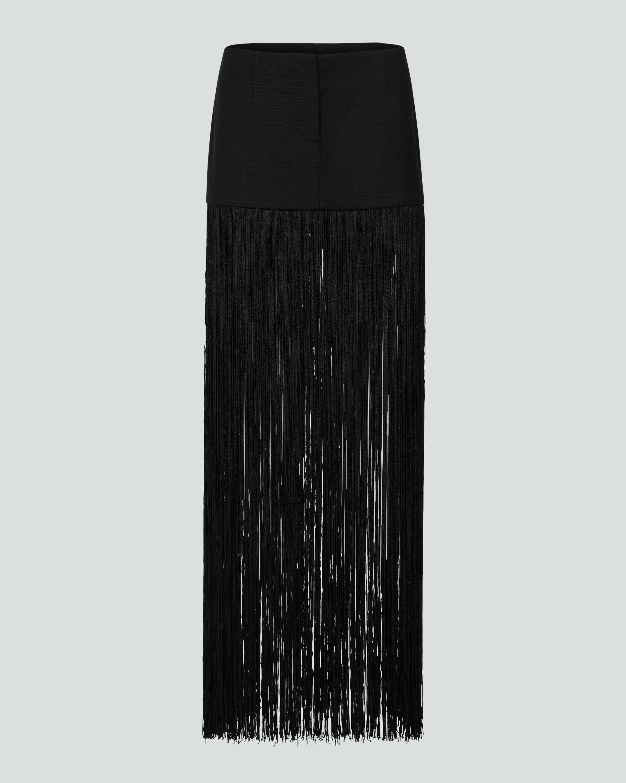 BUNDLES SKIRT BLACK WOOL - 4