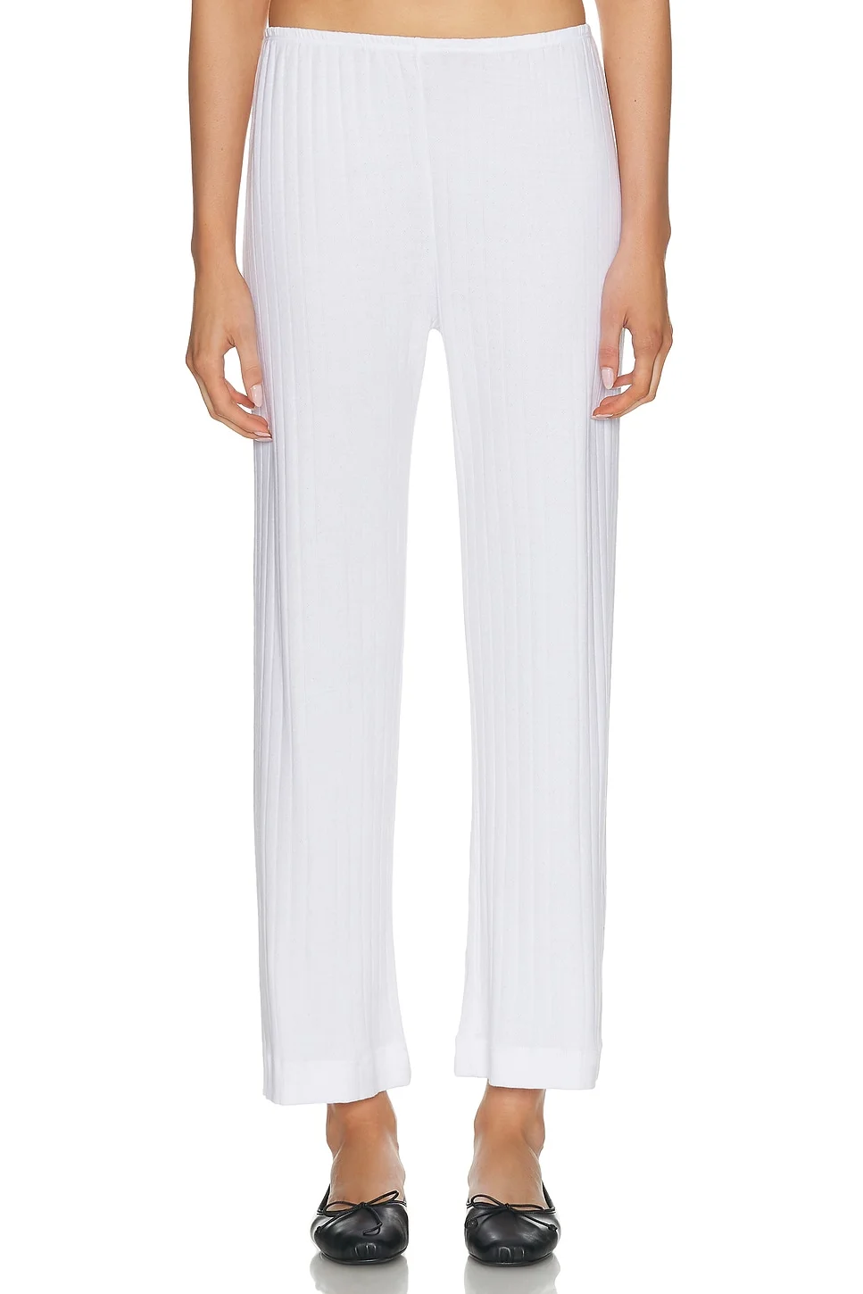 The Pointelle Simple Crop Pant - 1