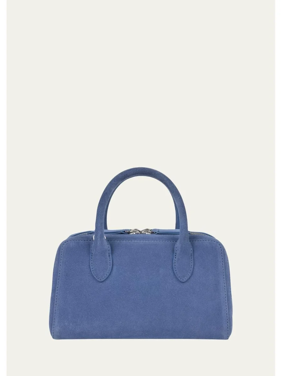 The Ivy 22 Suede Top-Handle Bag - 1