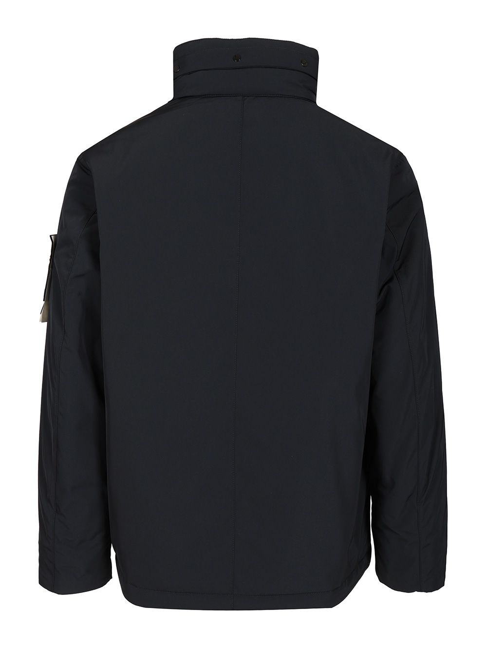 Padded Field Jacket In Micro Twil Jackets Blue - 2