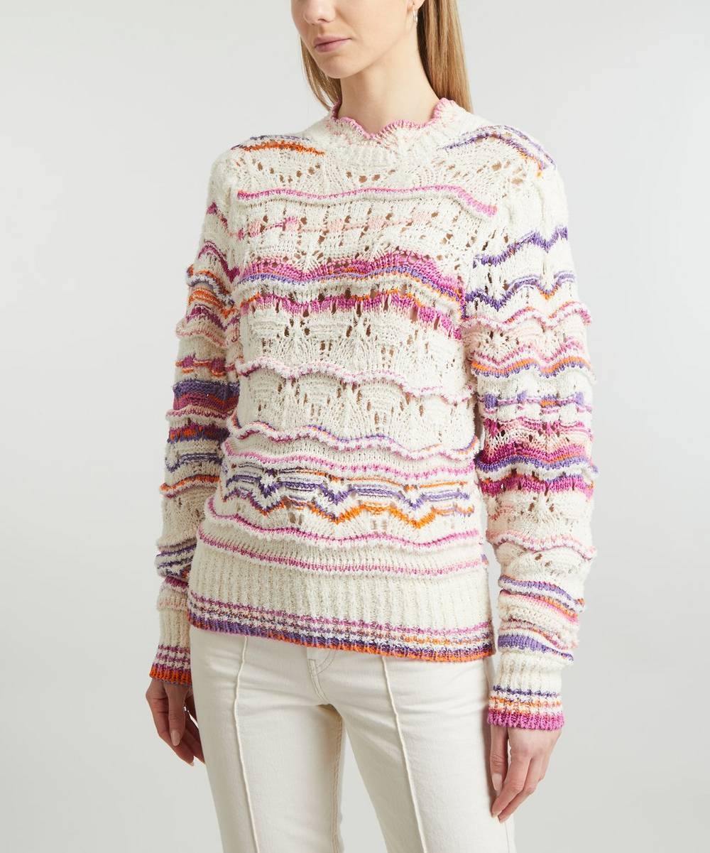 Ambre Rainbow-Stripe Jumper - 3